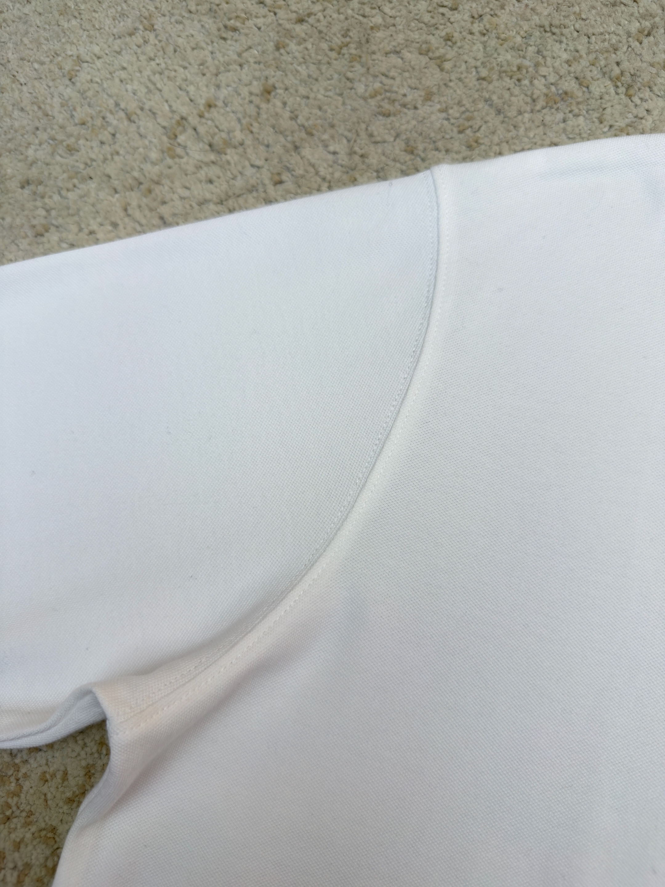 Acne Studios 后背印花徽标翻领衫 Polo衫 长袖 白色 A5