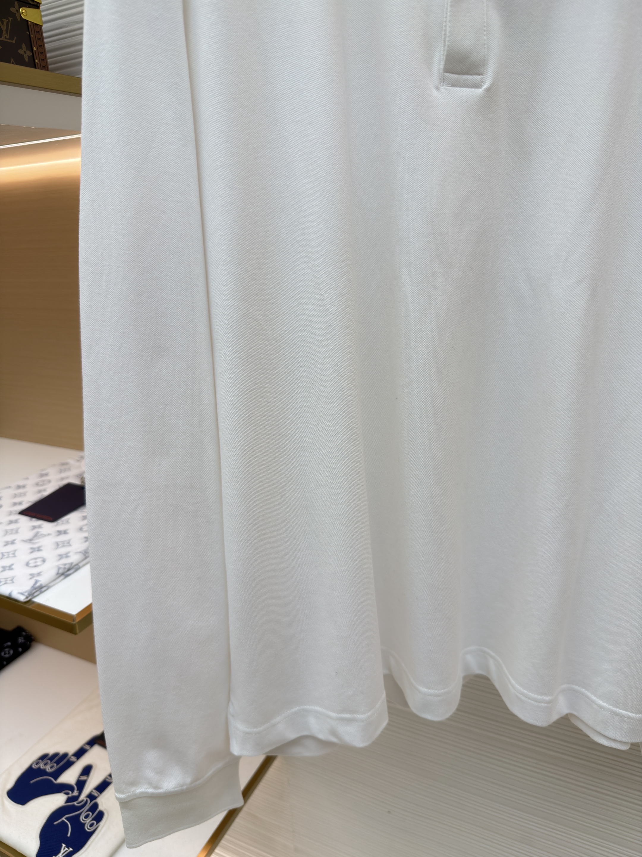 Acne Studios 后背印花徽标翻领衫 Polo衫 长袖 白色 A5