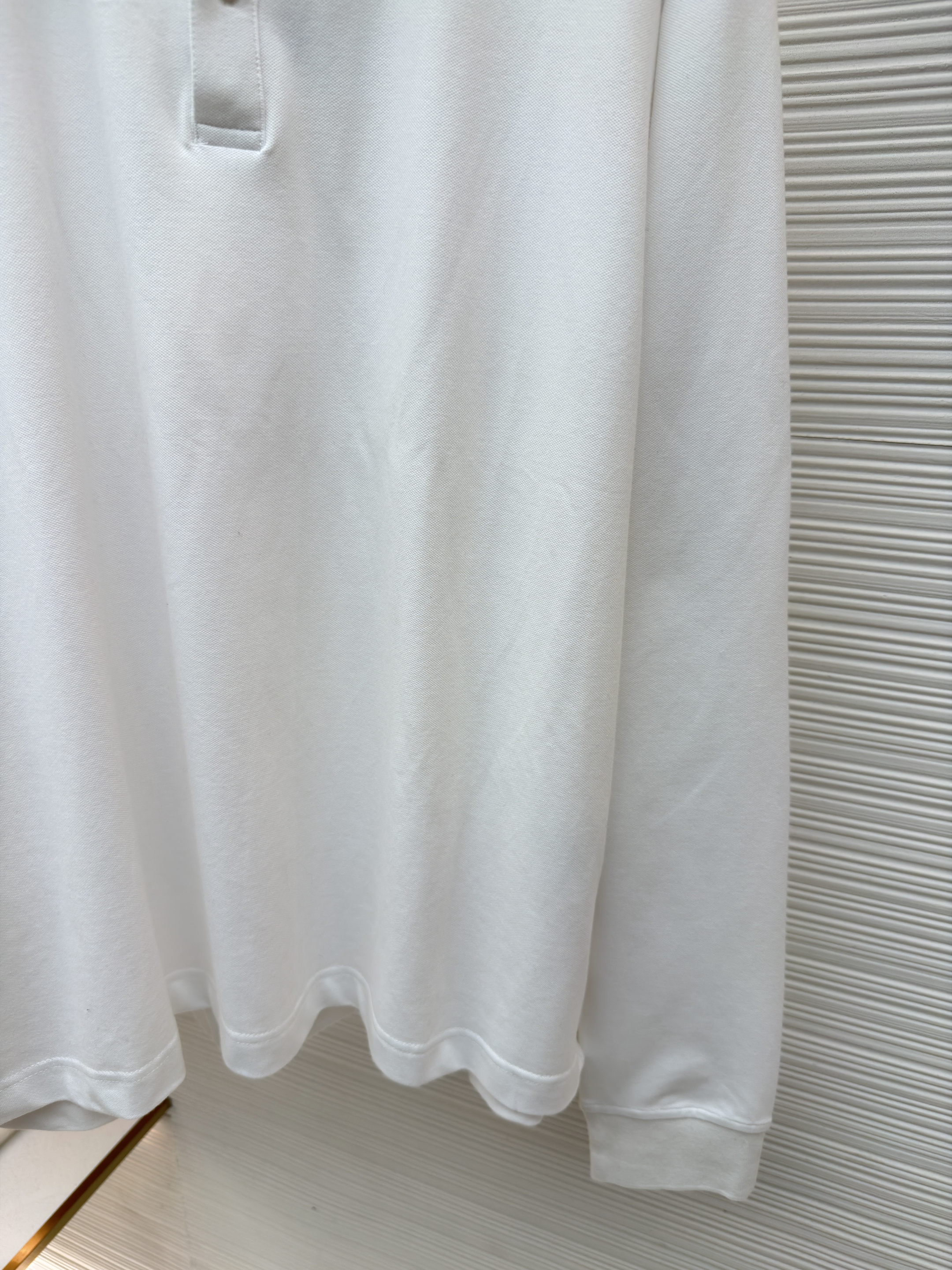Acne Studios 后背印花徽标翻领衫 Polo衫 长袖 白色 A5