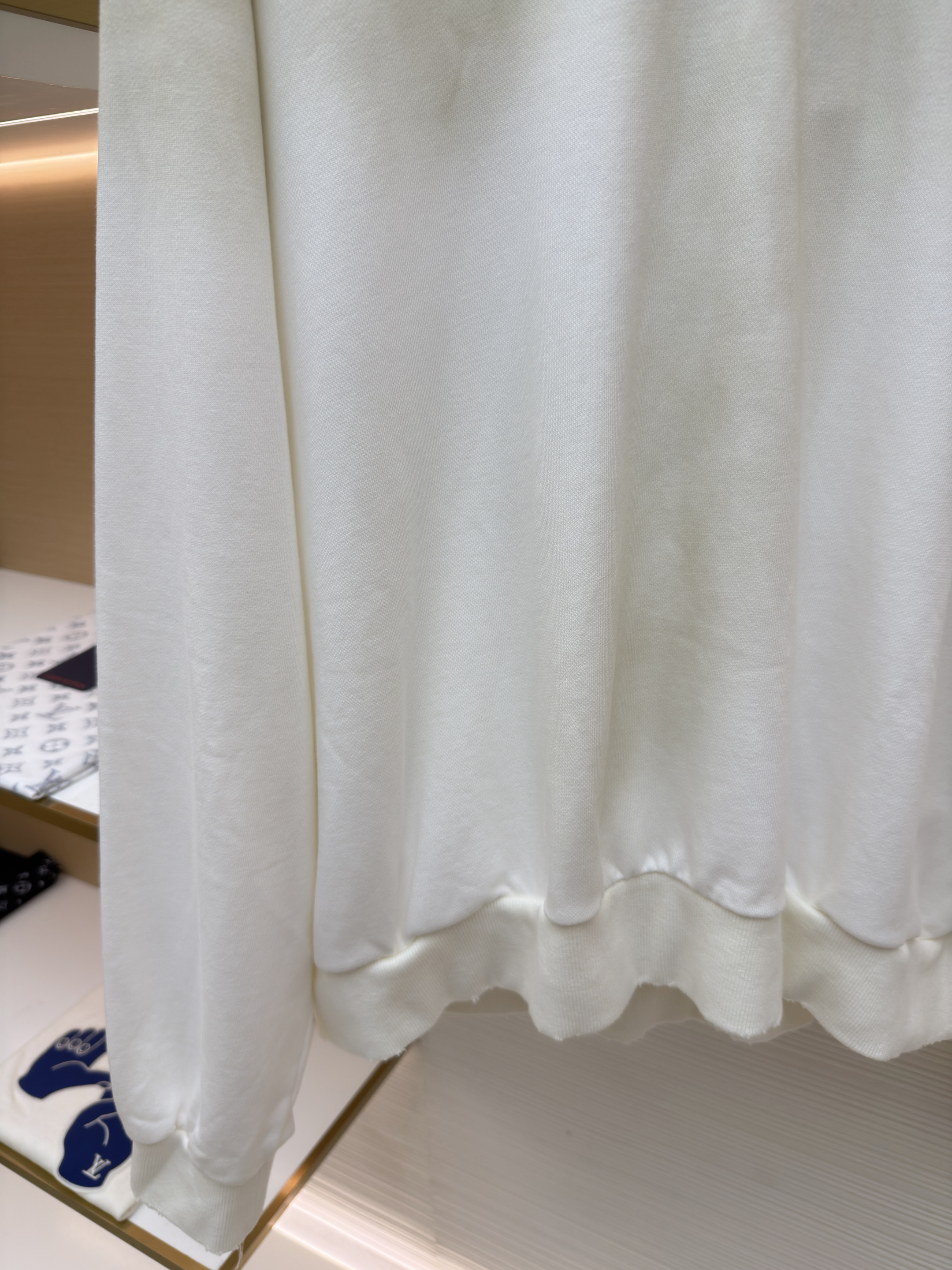 Acne Studios 喷绘做旧徽标连帽卫衣 连帽衫 外套 长袖 白色 B0