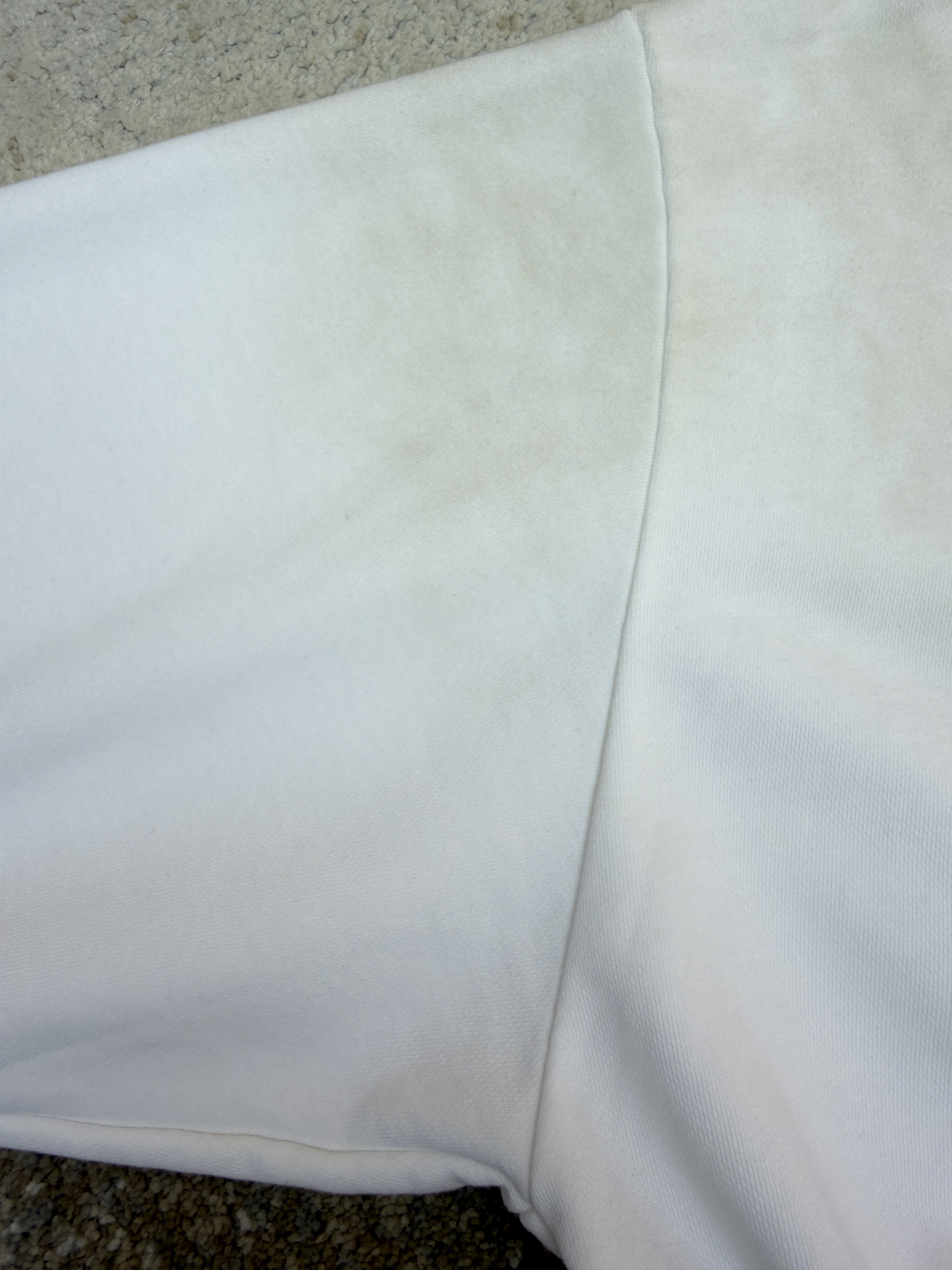 Acne Studios 喷绘做旧徽标连帽卫衣 连帽衫 外套 长袖 白色 B0