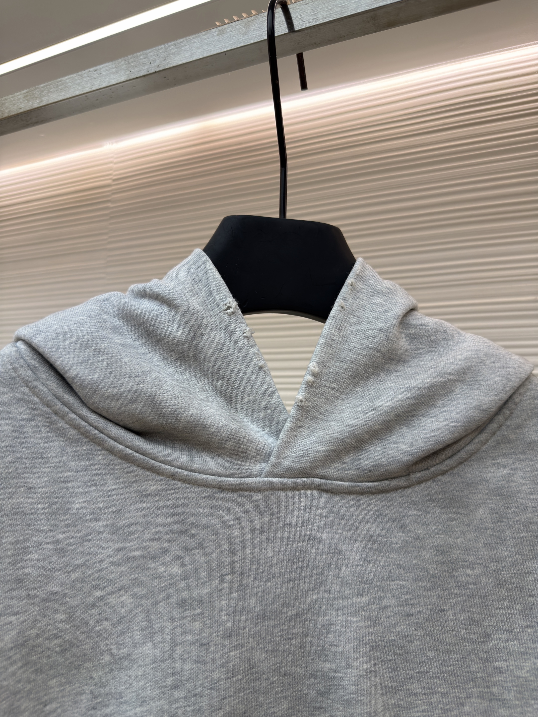 Acne Studios 喷绘做旧徽标连帽卫衣 连帽衫 外套 长袖 灰色 B0