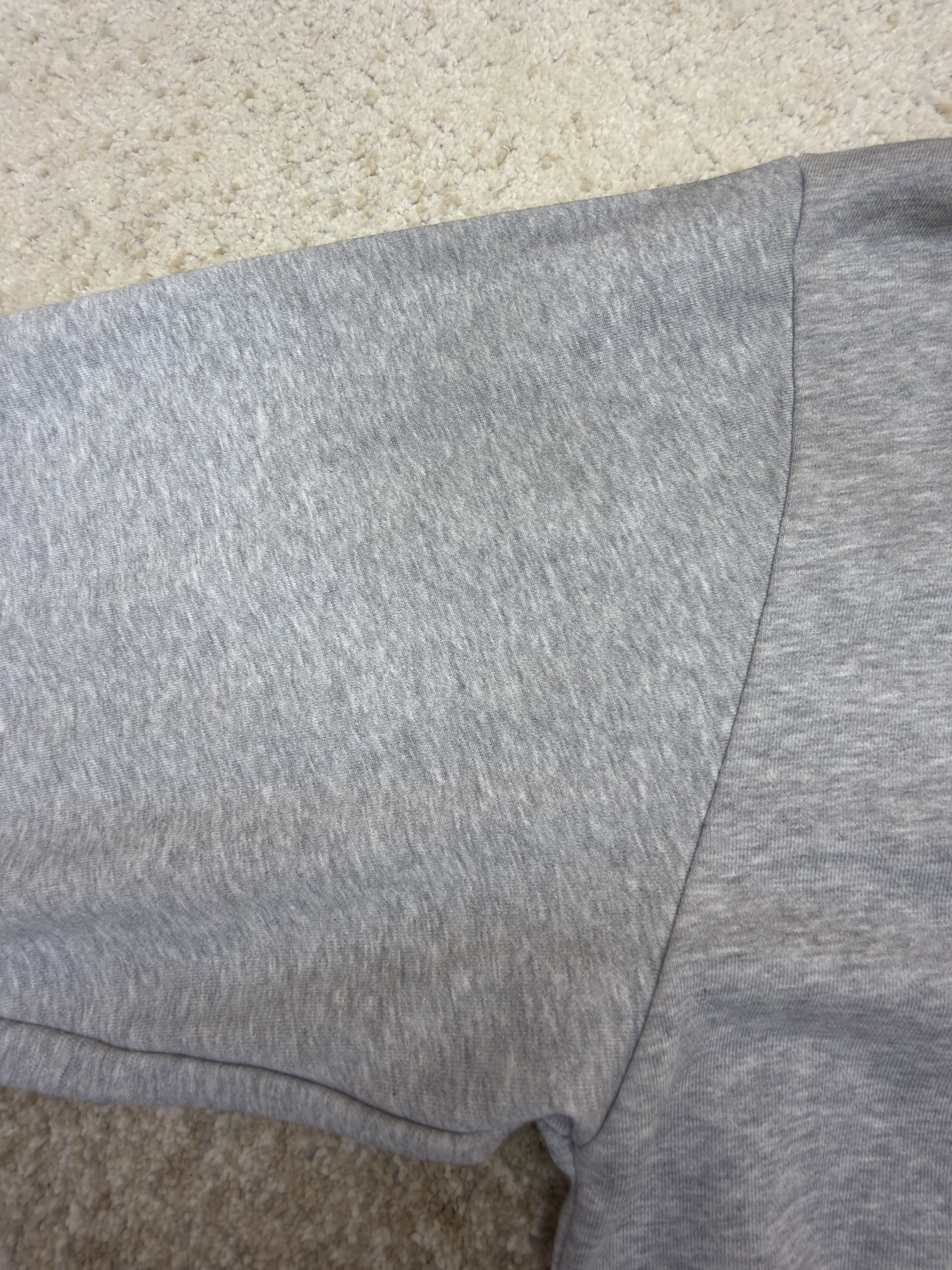 Acne Studios 喷绘做旧徽标连帽卫衣 连帽衫 外套 长袖 灰色 B0