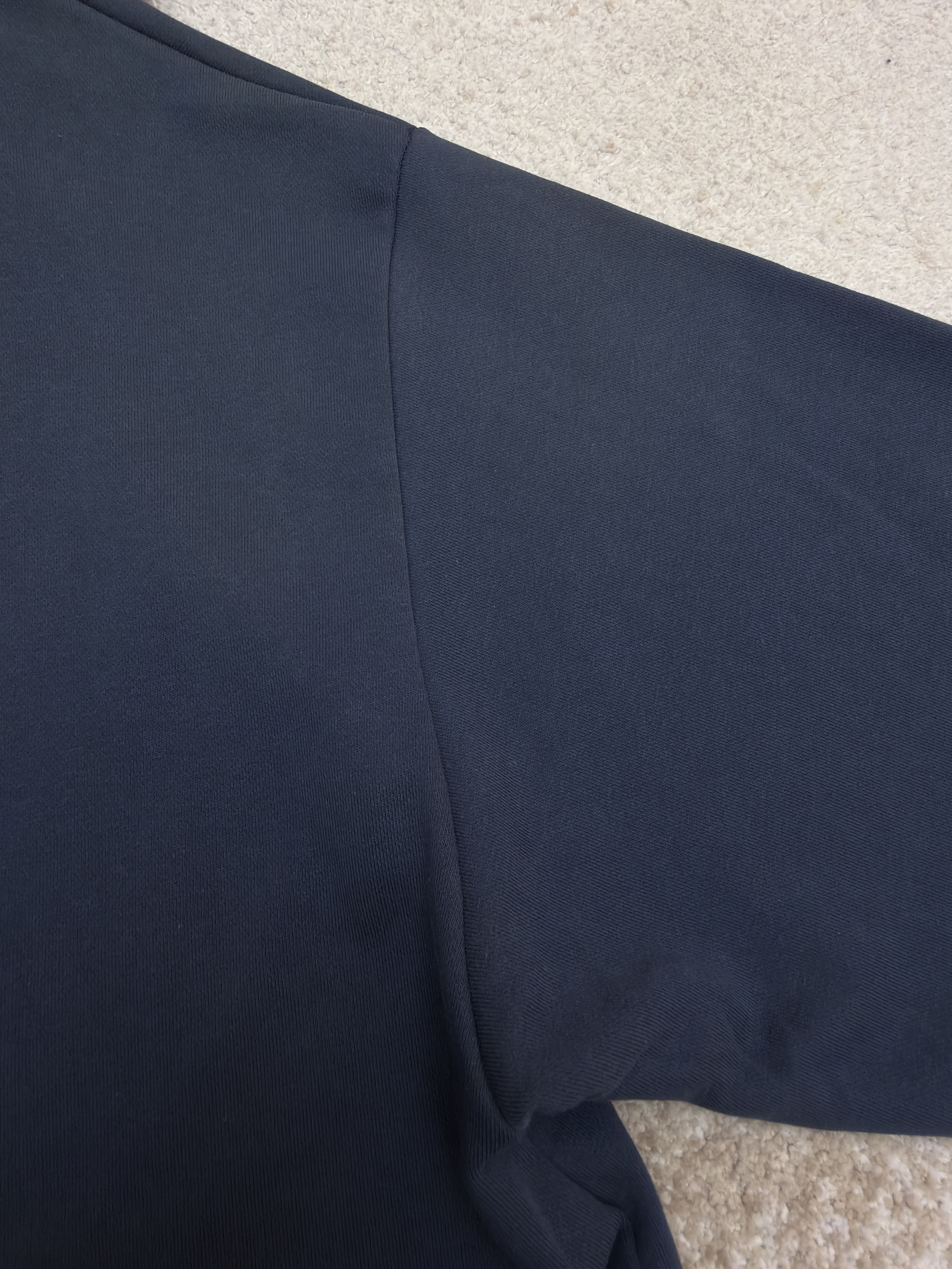 Acne Studios 喷绘做旧徽标连帽卫衣 连帽衫 外套 长袖 蓝色 B0