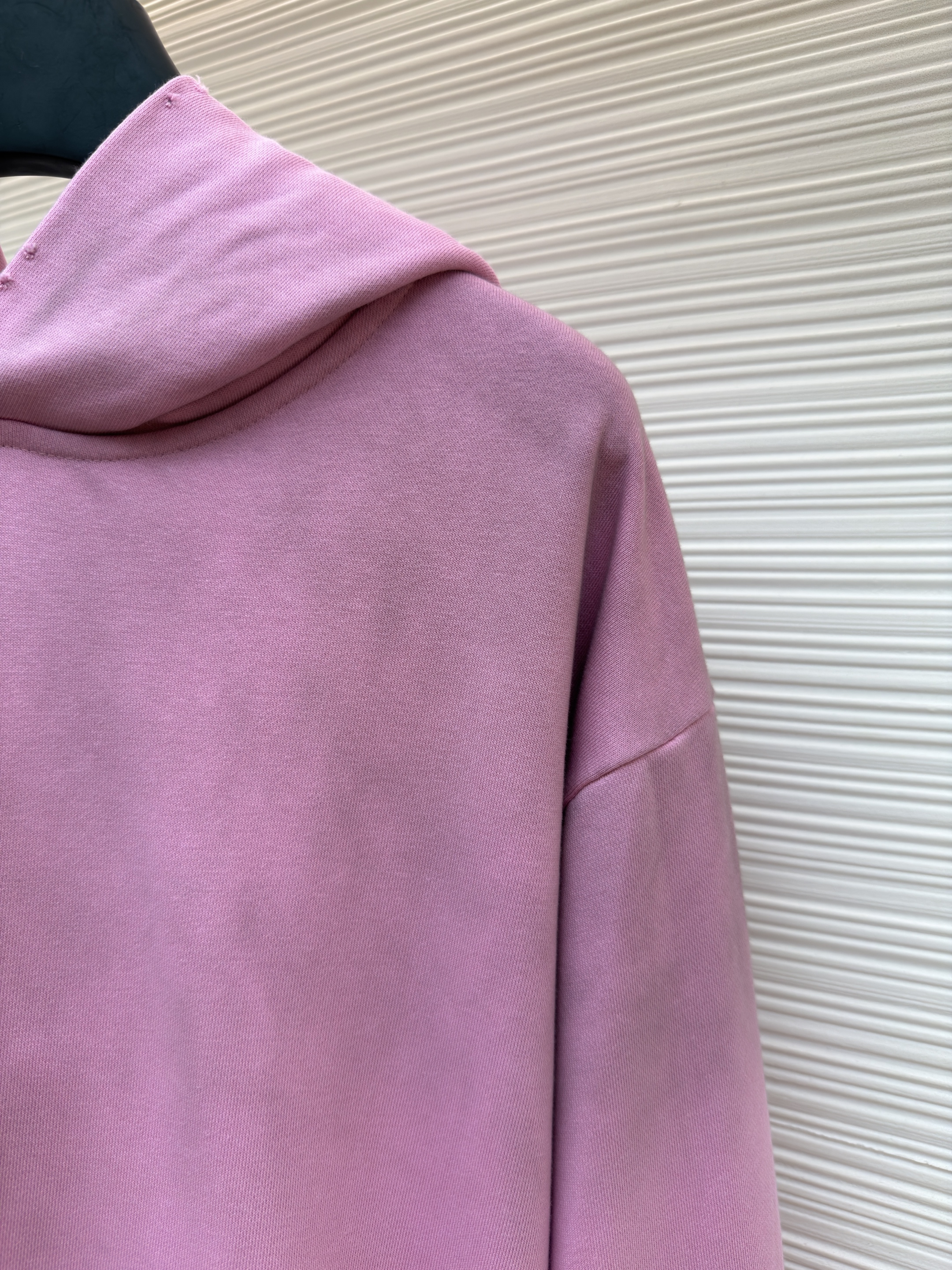 Acne Studios 喷绘做旧徽标连帽卫衣 连帽衫 外套 长袖 粉色 B0