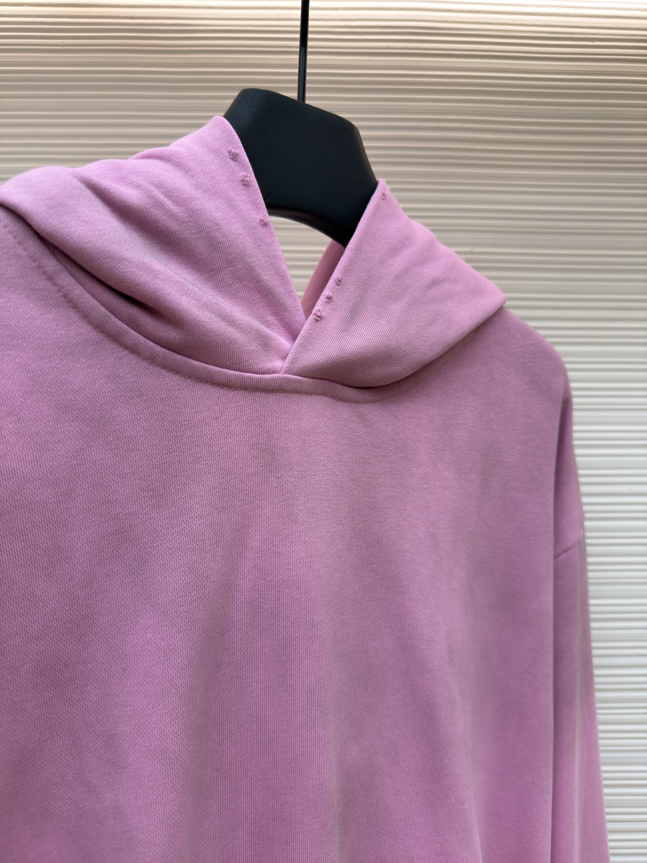 Acne Studios 喷绘做旧徽标连帽卫衣 连帽衫 外套 长袖 粉色 B0