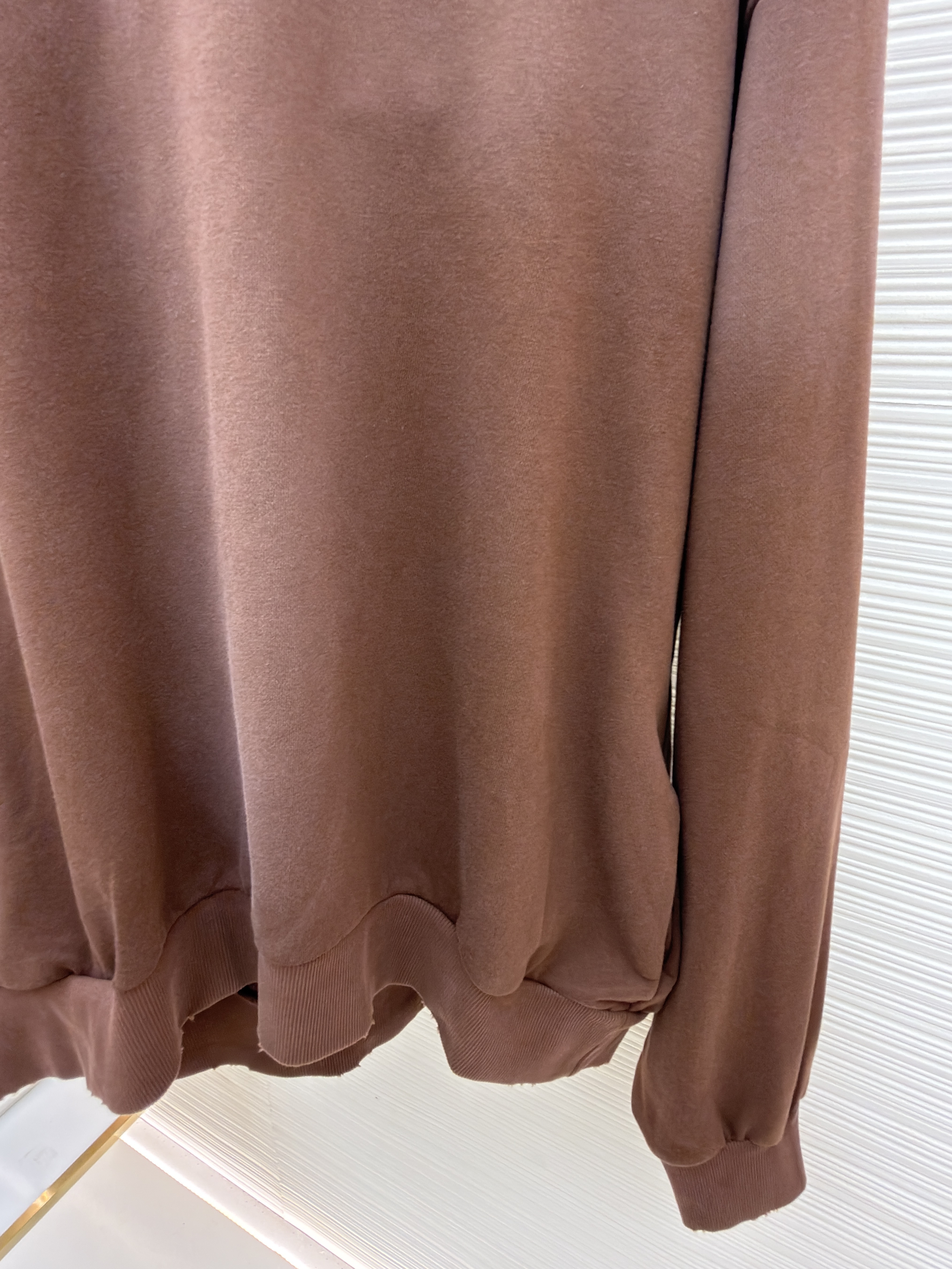 Acne Studios 喷绘做旧徽标连帽卫衣 连帽衫 外套 长袖 棕色 B0