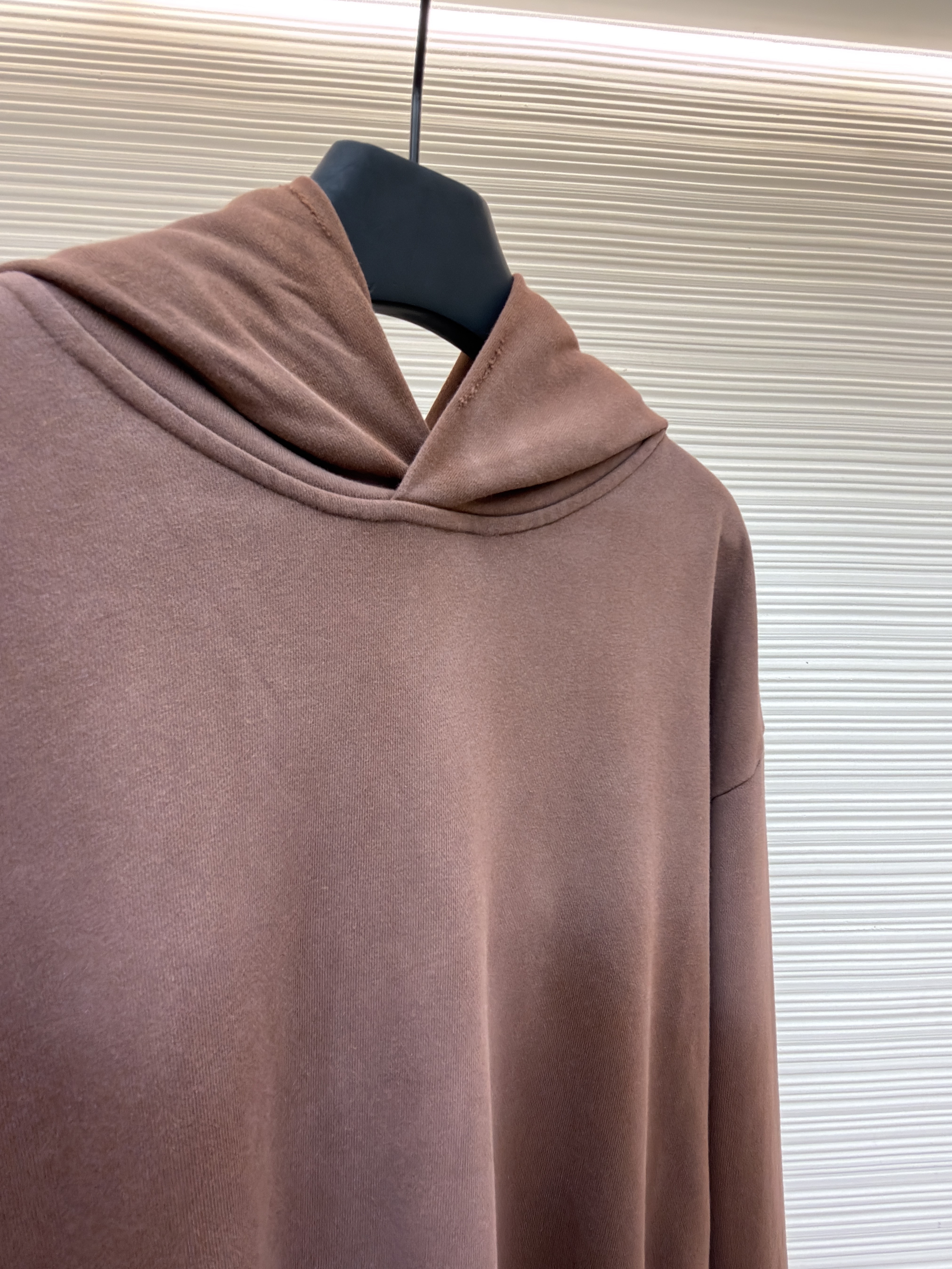 Acne Studios 喷绘做旧徽标连帽卫衣 连帽衫 外套 长袖 棕色 B0