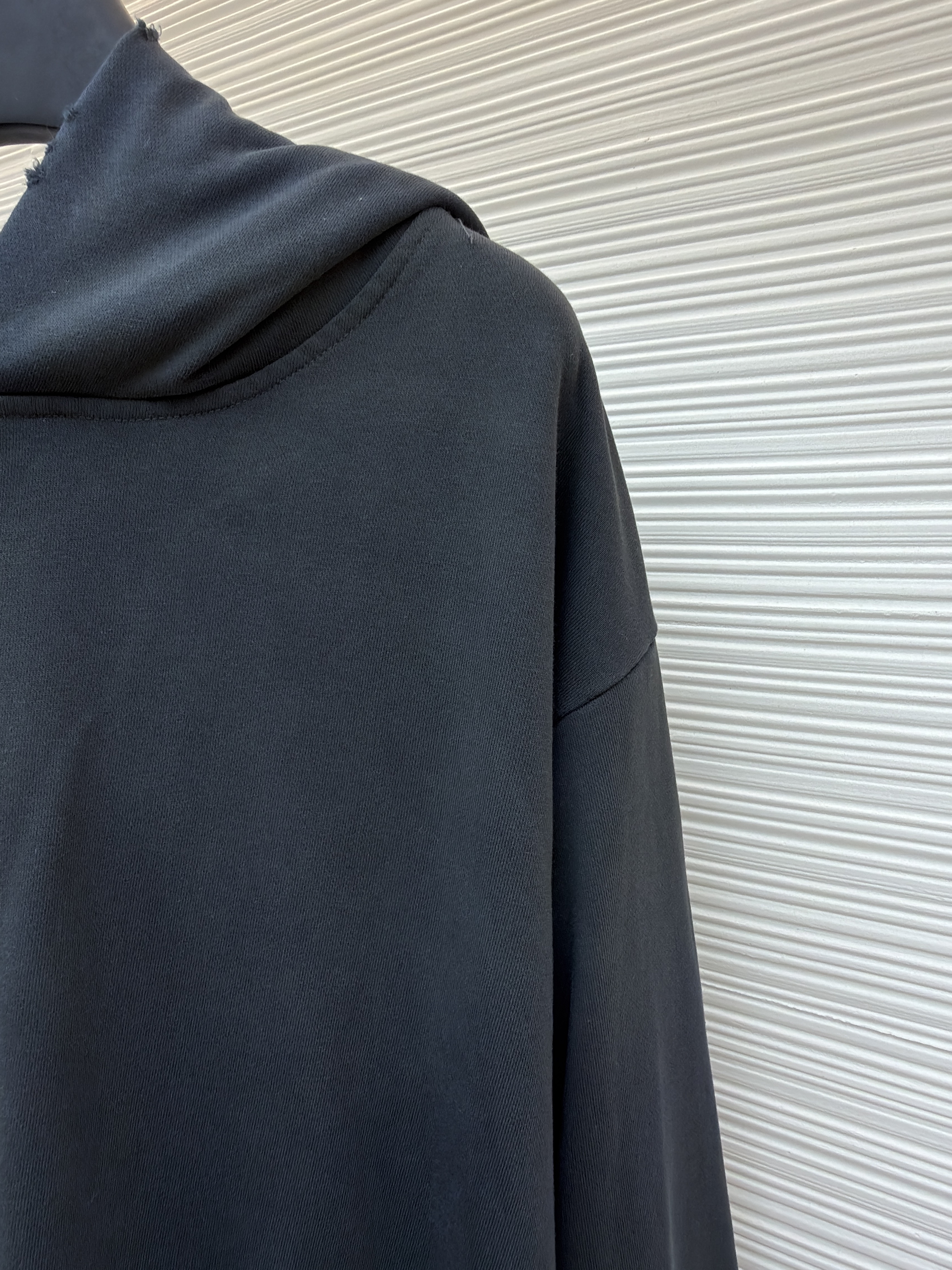 Acne Studios 喷绘做旧徽标连帽卫衣 连帽衫 外套 长袖 黑色 B0