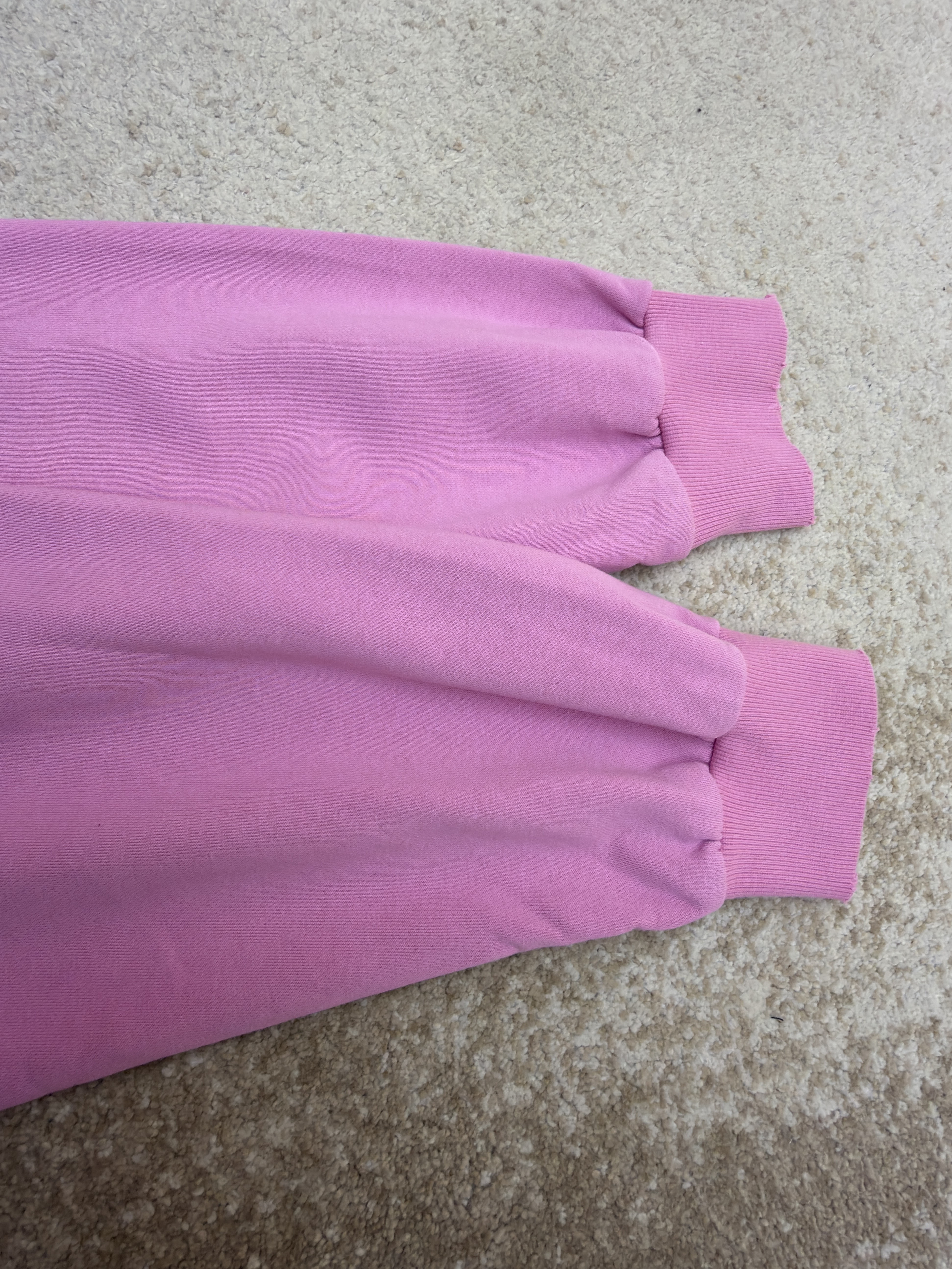 Acne Studios 喷绘做旧徽标连帽卫衣 连帽衫 外套 长袖 粉色 B0