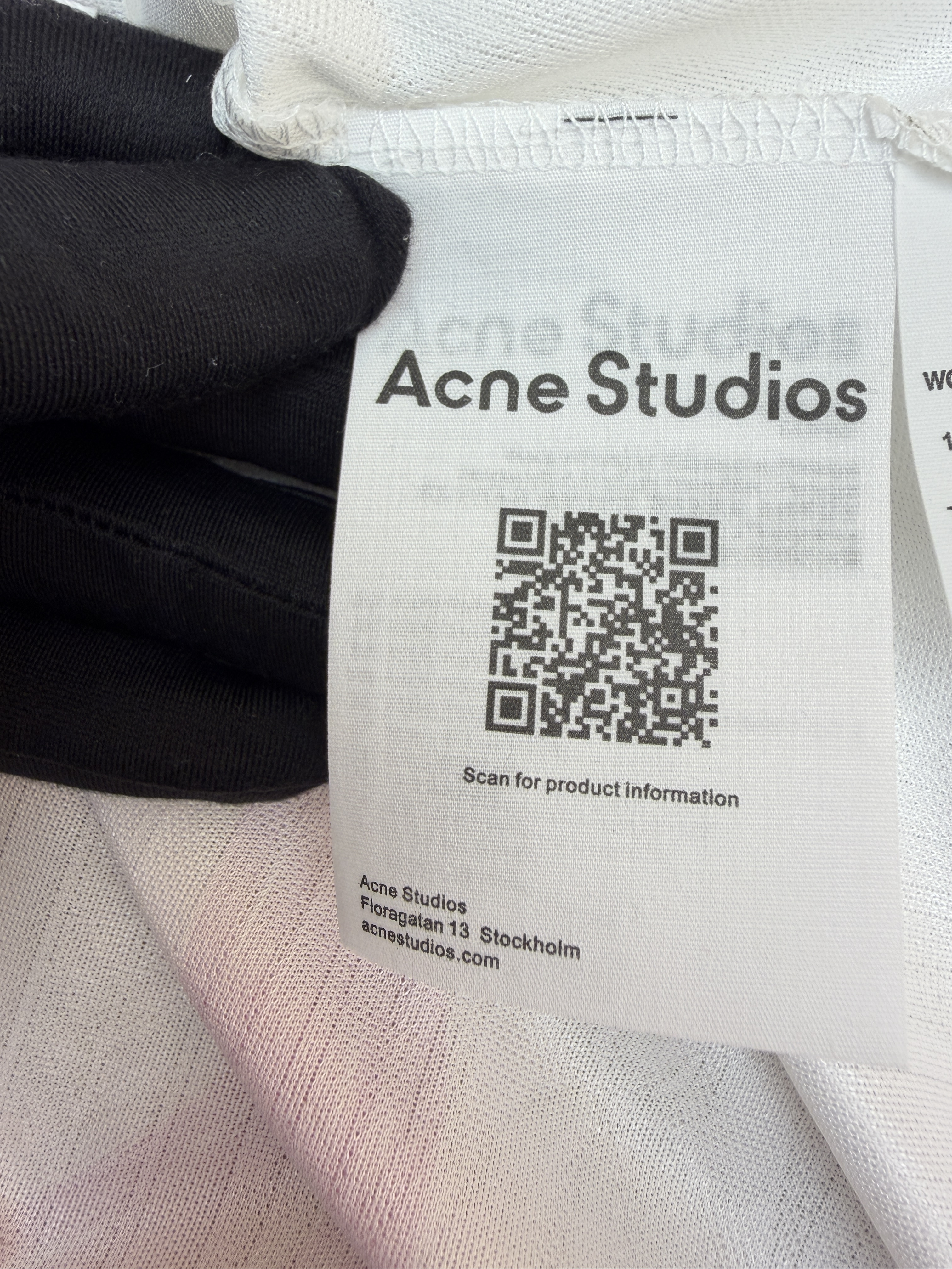 Acne Studios 足球胶囊系列 蝴蝶结徽标球衣 T恤 长袖 白粉色 A5 
