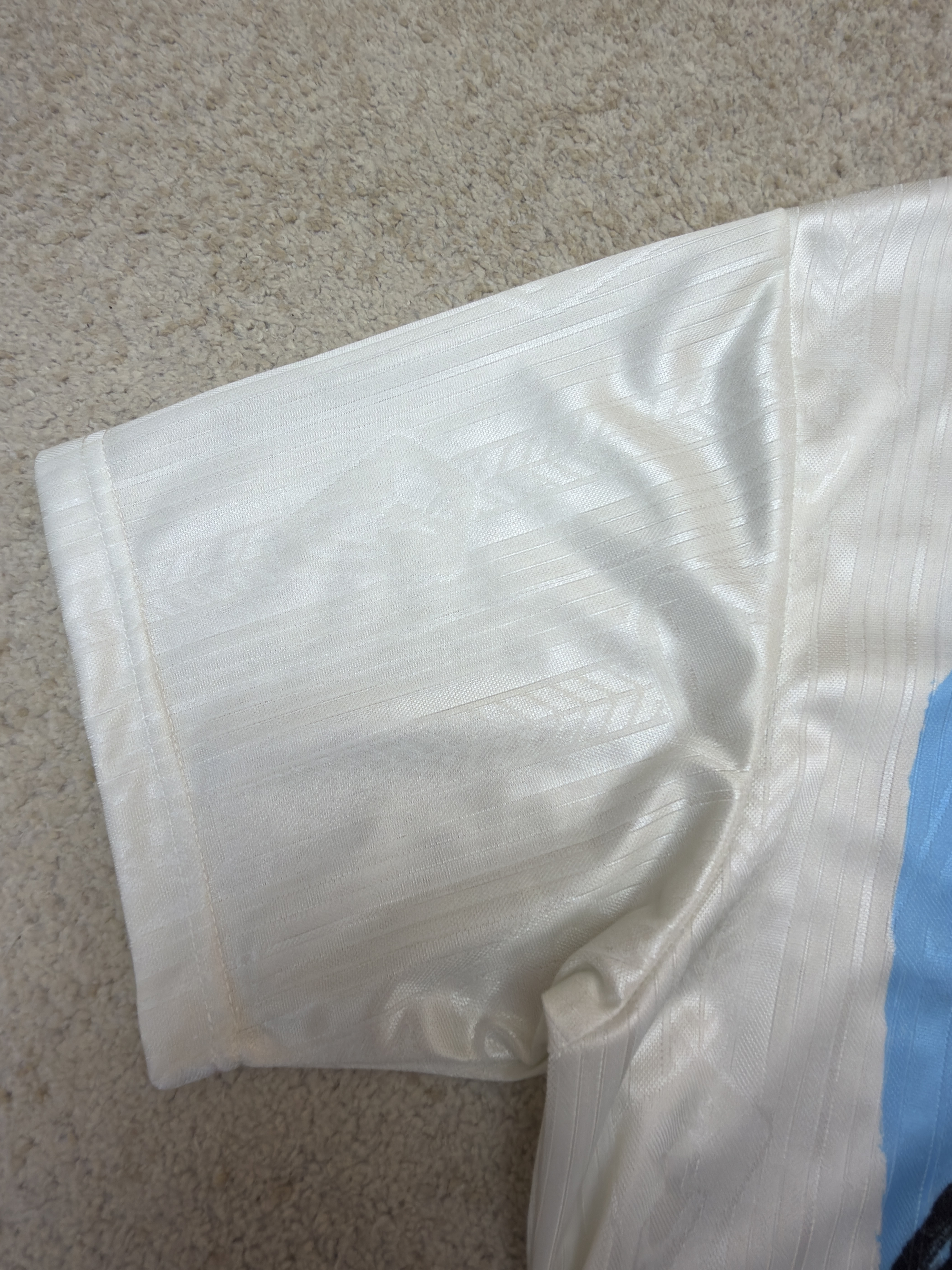 Acne Studios 足球胶囊系列 蝴蝶结徽标球衣 T恤 短袖 白色 A0 CL0458-8