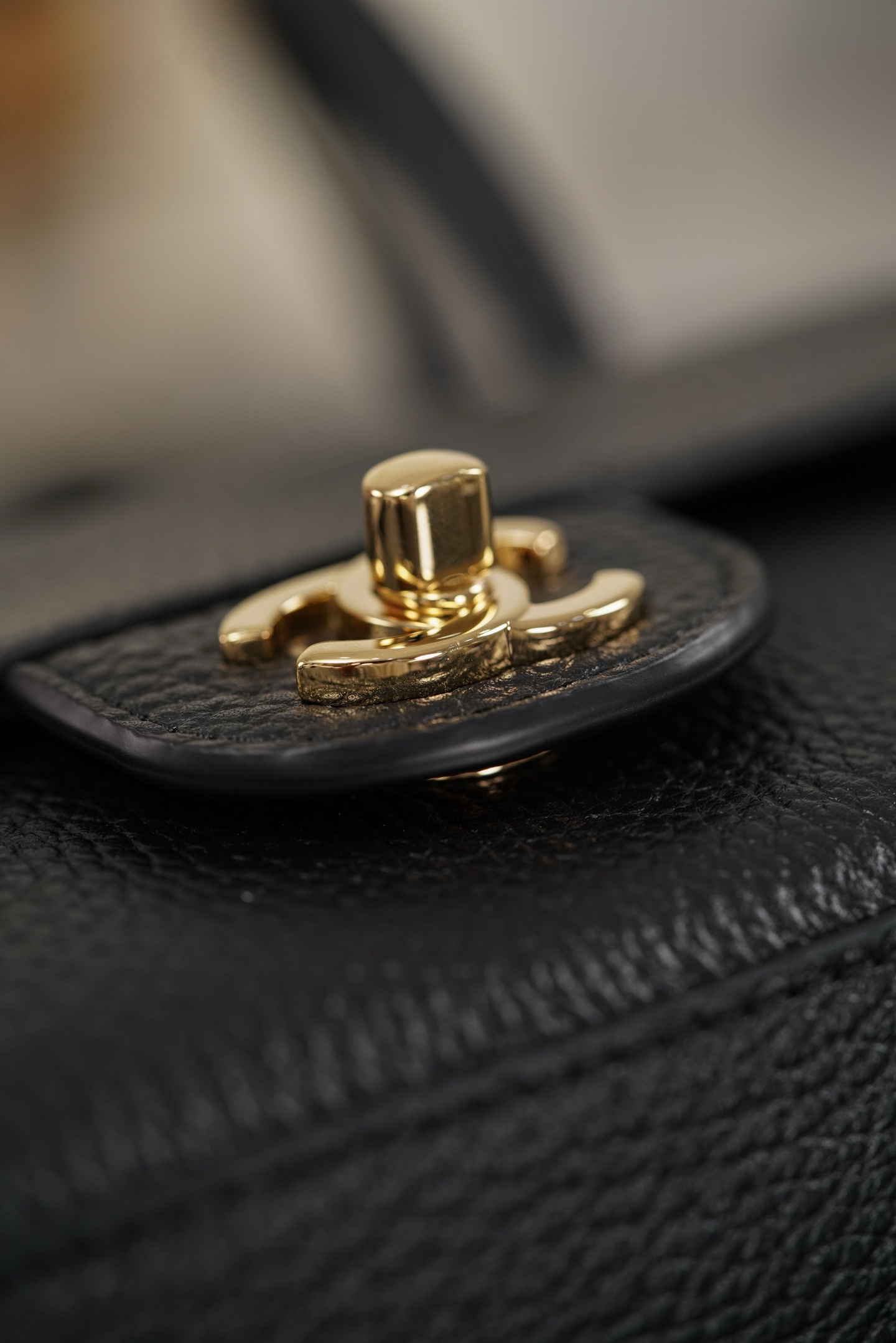 mini CHANEL 26B CF grained calfskin  (Black ) A5-AS6573-B24332-94305