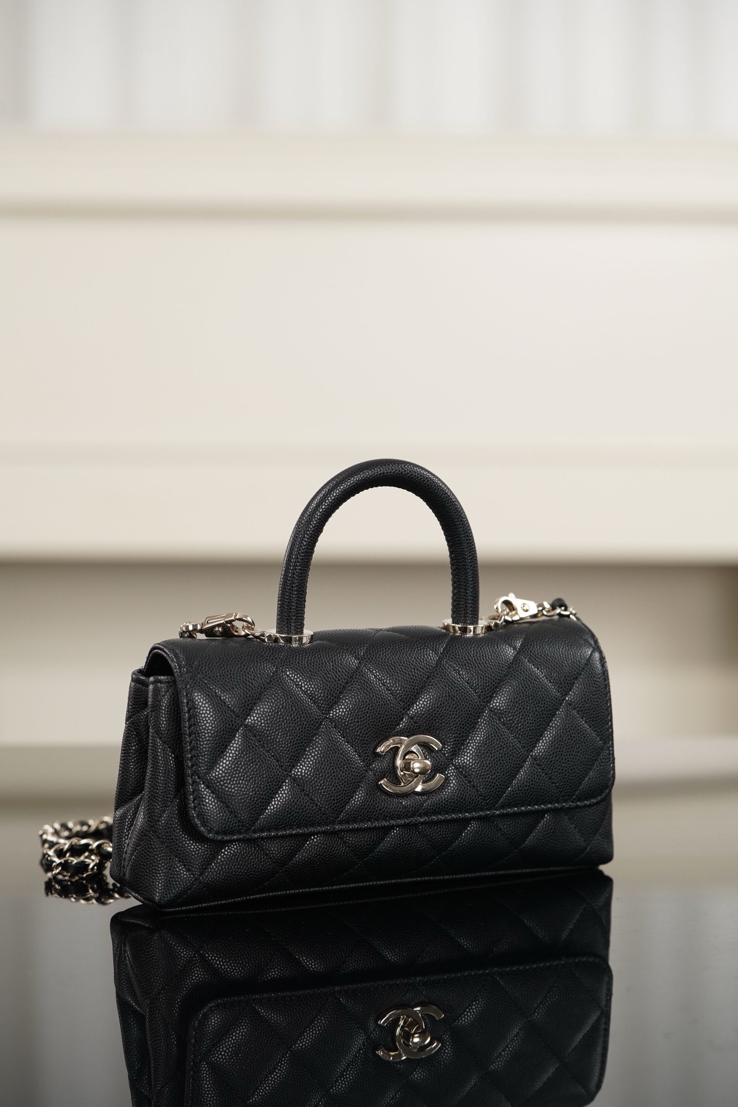 mini法棍CHANEL 26A 𝐂𝐨𝐜𝐨 𝐡𝐚𝐧𝐝𝐥𝐞--Shoulder bag- (Black ) A5-AP5285-B05061-94305