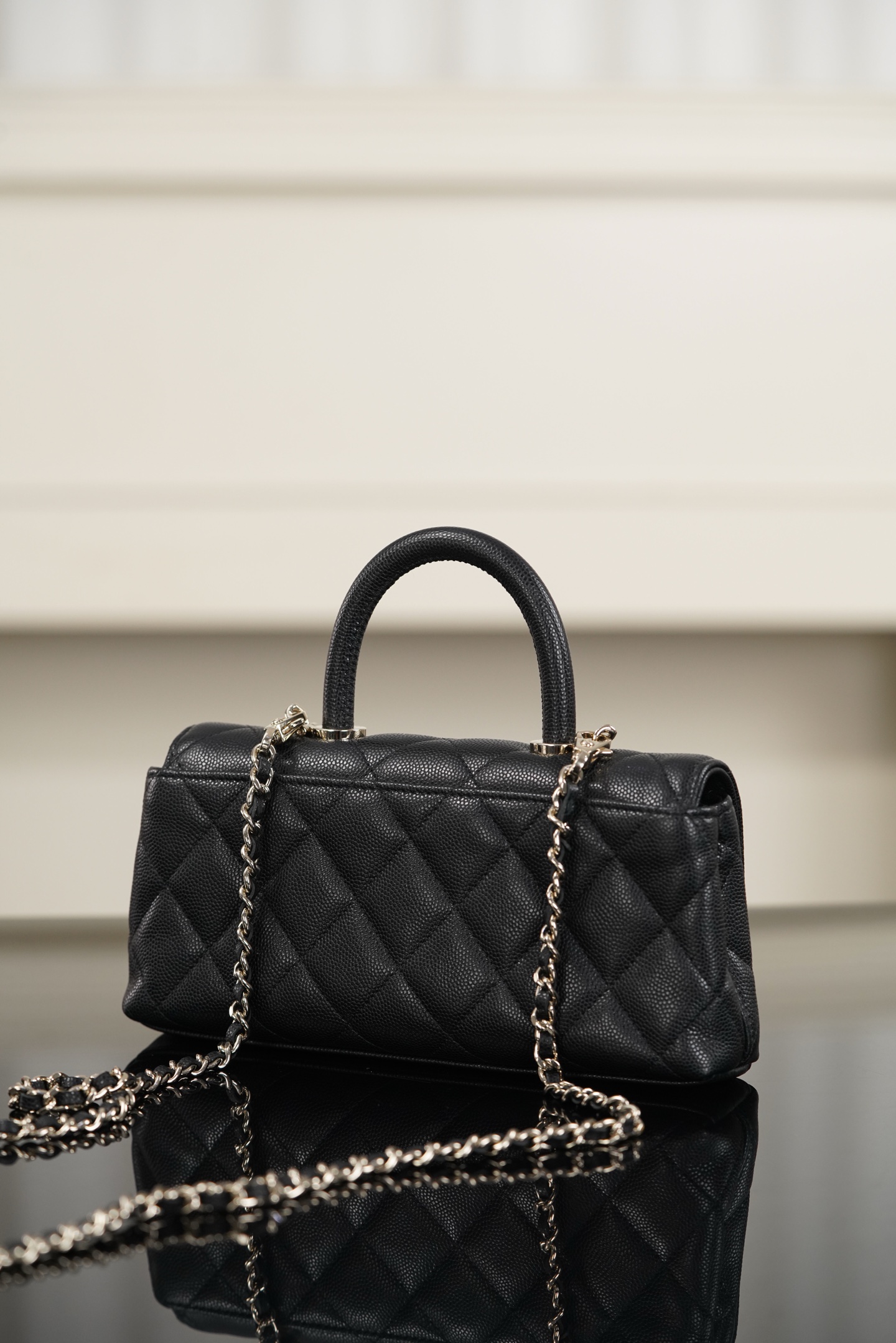 mini法棍CHANEL 26A 𝐂𝐨𝐜𝐨 𝐡𝐚𝐧𝐝𝐥𝐞--Shoulder bag- (Black ) A5-AP5285-B05061-94305