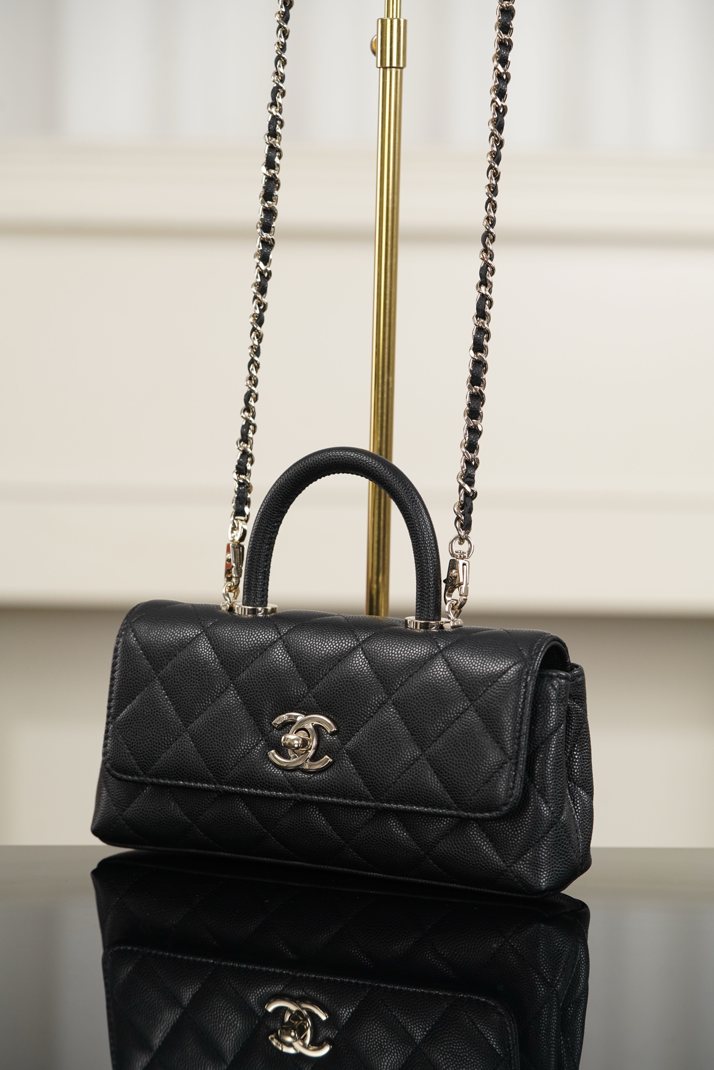 mini法棍CHANEL 26A 𝐂𝐨𝐜𝐨 𝐡𝐚𝐧𝐝𝐥𝐞--Shoulder bag- (Black ) A5-AP5285-B05061-94305
