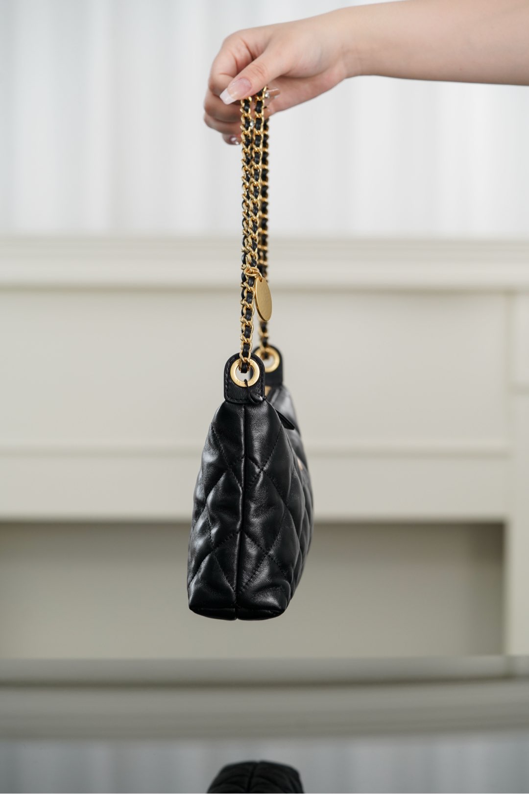 small手提饺子包 CHANEL 25s hobo -Handheld and shoulder bag- (Black ) A5-AS5528-B20294-94305