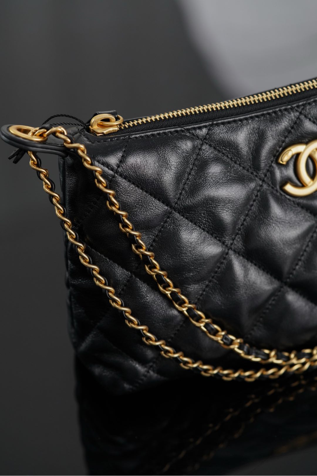 small手提饺子包 CHANEL 25s hobo -Handheld and shoulder bag- (Black ) A5-AS5528-B20294-94305