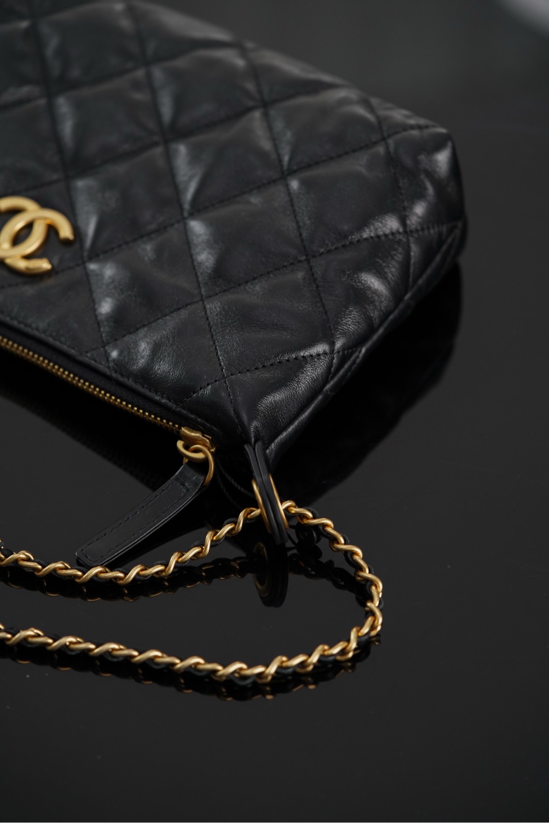small手提饺子包 CHANEL 25s hobo -Handheld and shoulder bag- (Black ) A5-AS5528-B20294-94305