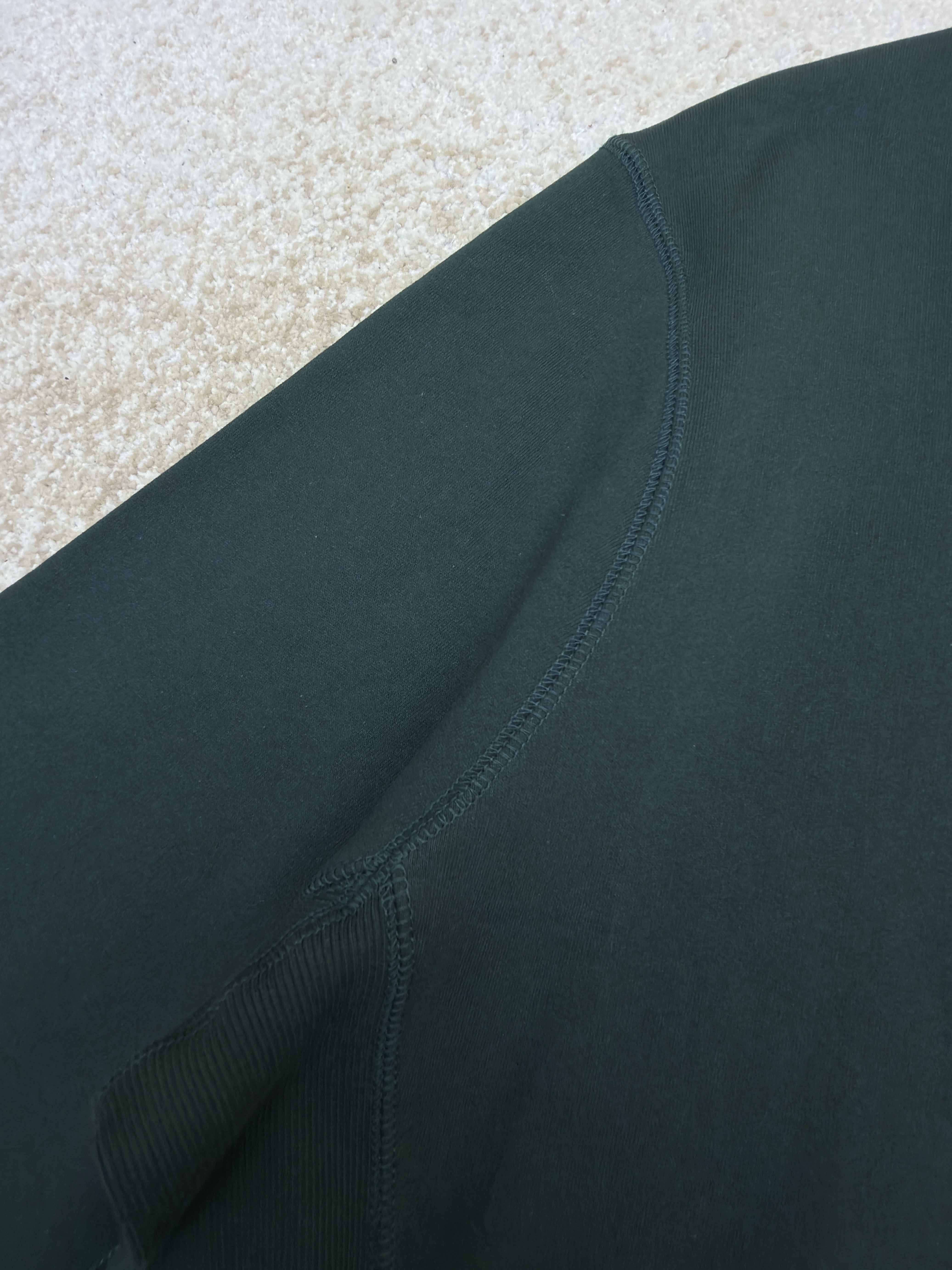 Acne Studios 字母刺绣徽标套头卫衣 外套 秋冬 长袖 绿色 B0