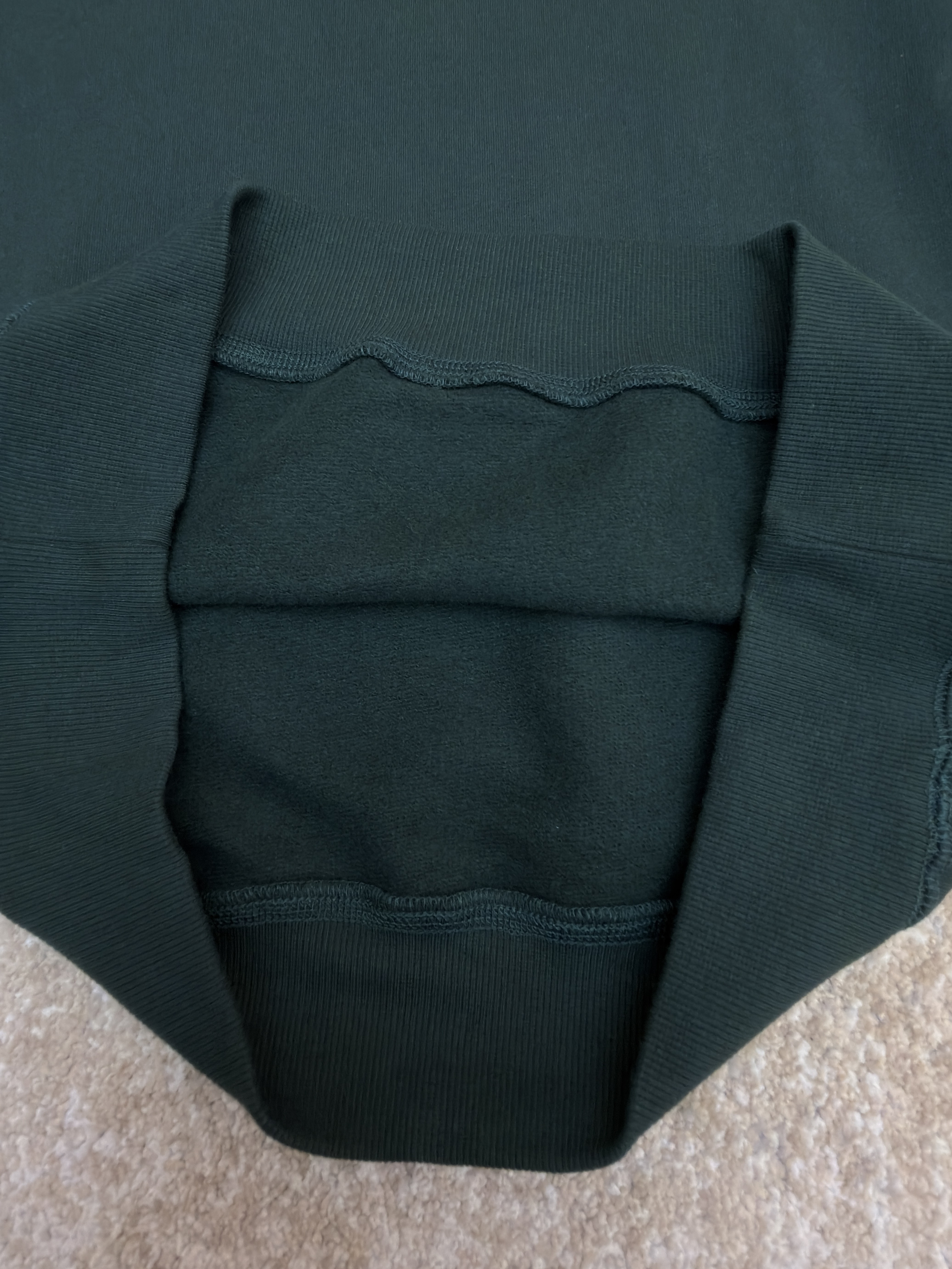 Acne Studios 字母刺绣徽标套头卫衣 外套 秋冬 长袖 绿色 B0