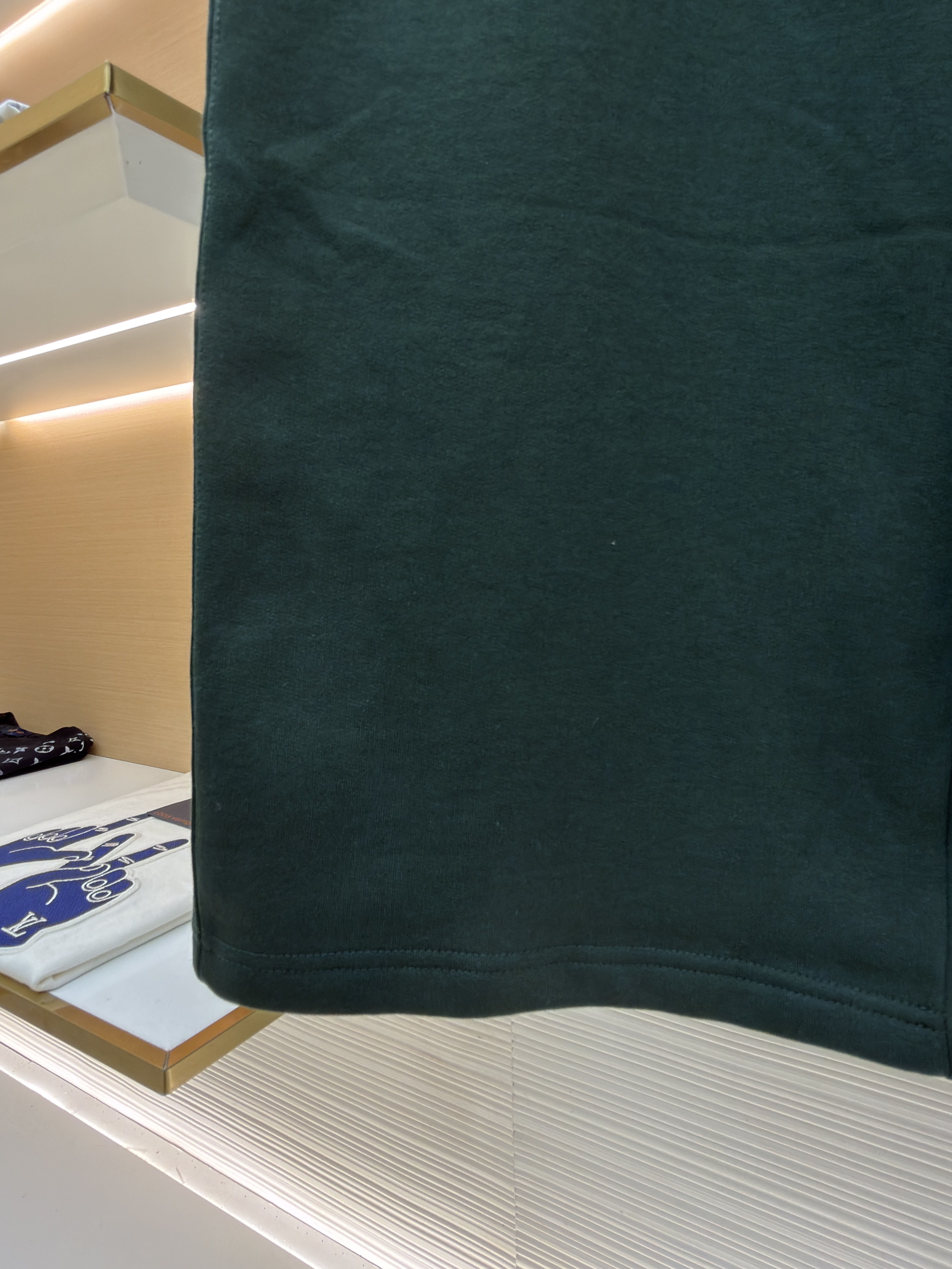 Acne Studios 花体徽标抓绒运动裤 卫裤 休闲裤 长裤 裤子 绿色 B0