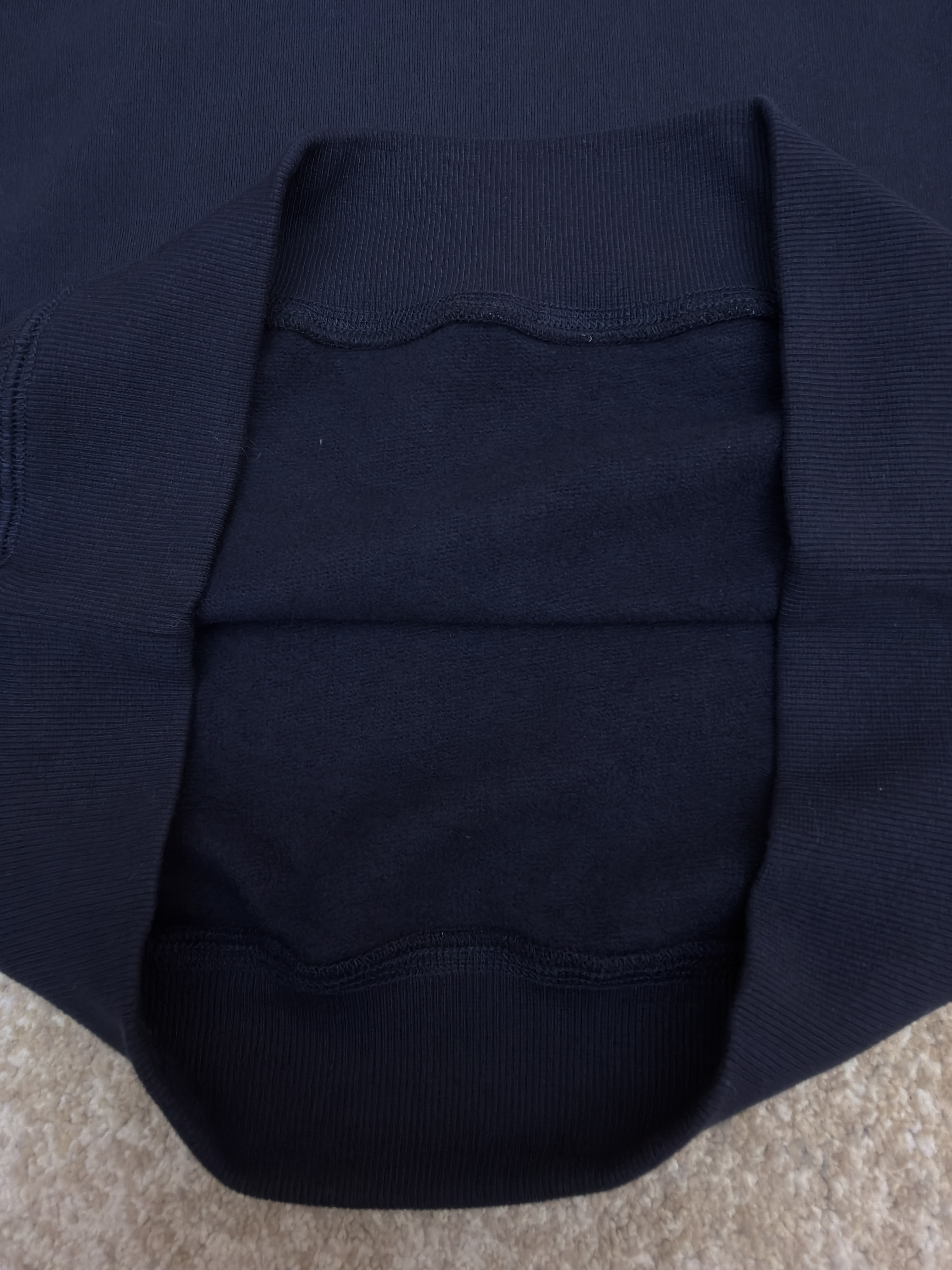 Acne Studios 字母刺绣徽标套头卫衣 外套 秋冬 长袖 藏蓝色 B0