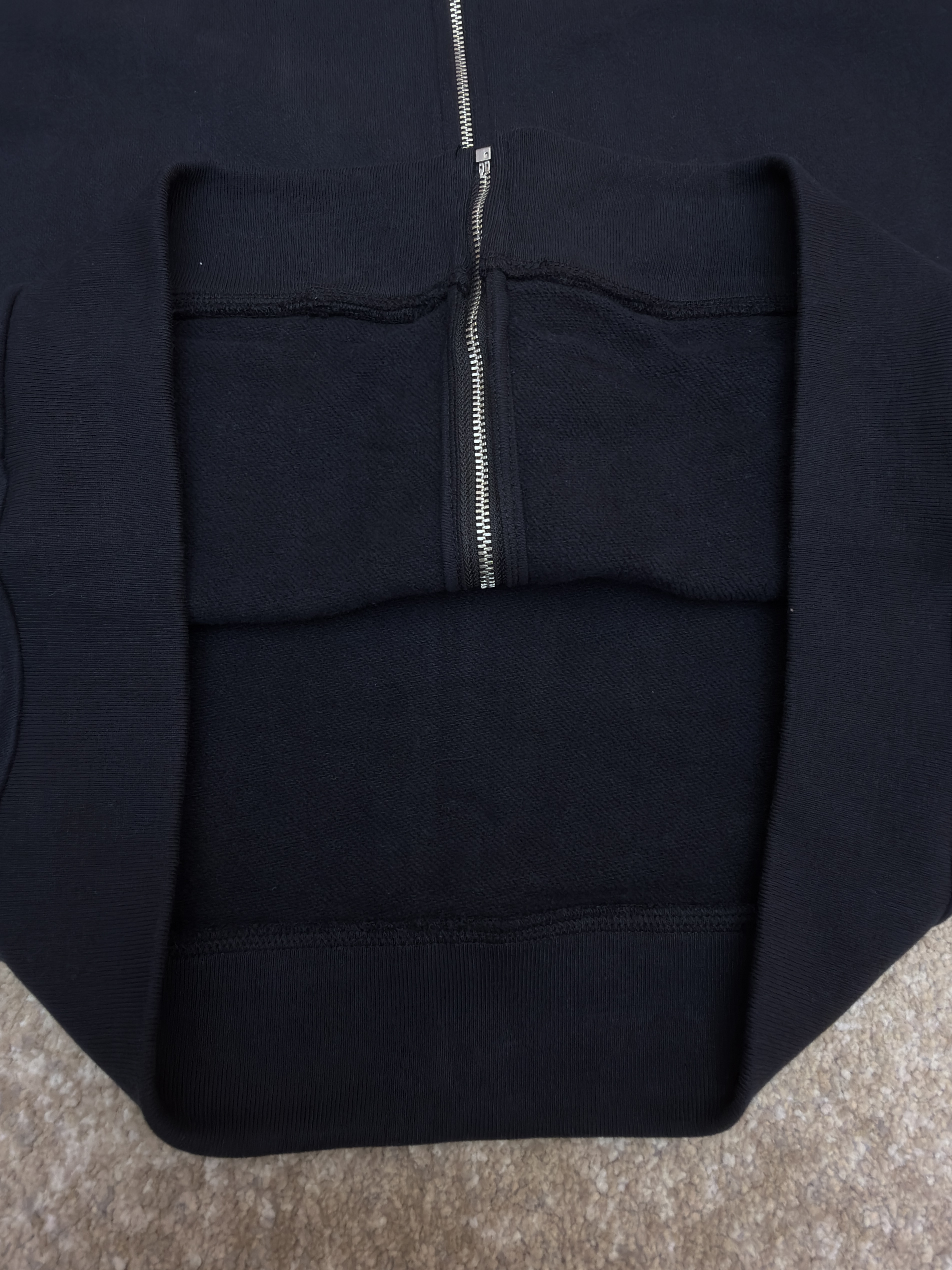 Acne Studios 后背刺绣徽标拉链立领卫衣 夹克 外套 秋冬 长袖 黑色 B0