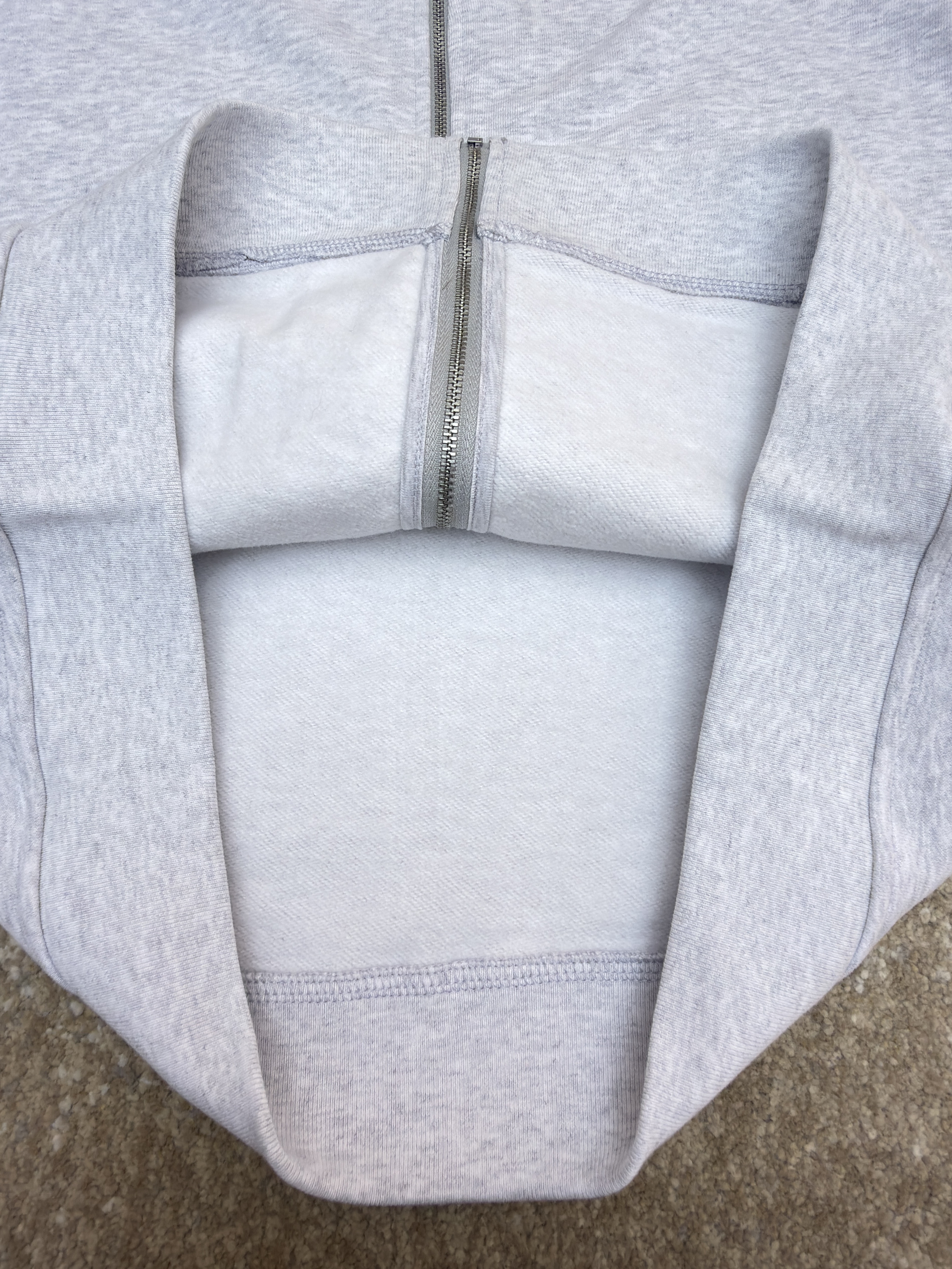 Acne Studios 后背刺绣徽标拉链立领卫衣 夹克 外套 秋冬 长袖 灰色 B0