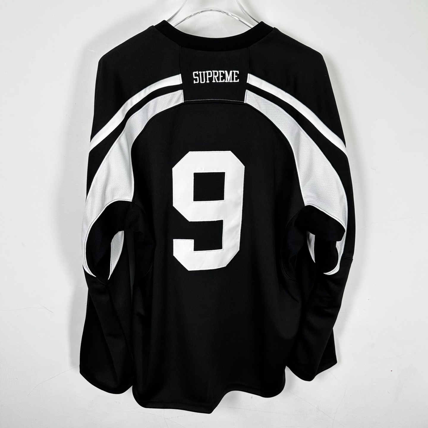 Supreme THE MISFITS 联名款 拼色骷髅冰球服 球衣 T恤 秋冬 长袖 黑色 紫色