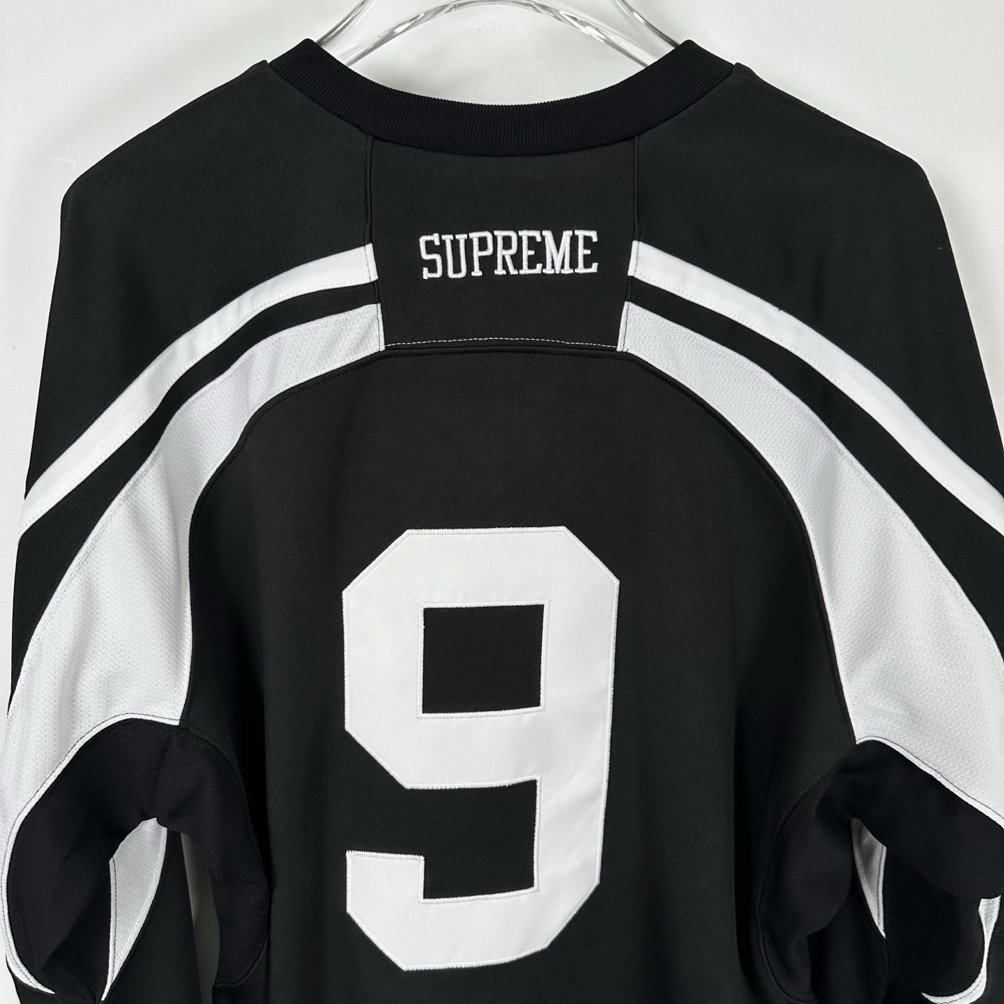 Supreme THE MISFITS 联名款 拼色骷髅冰球服 球衣 T恤 秋冬 长袖 黑色 紫色