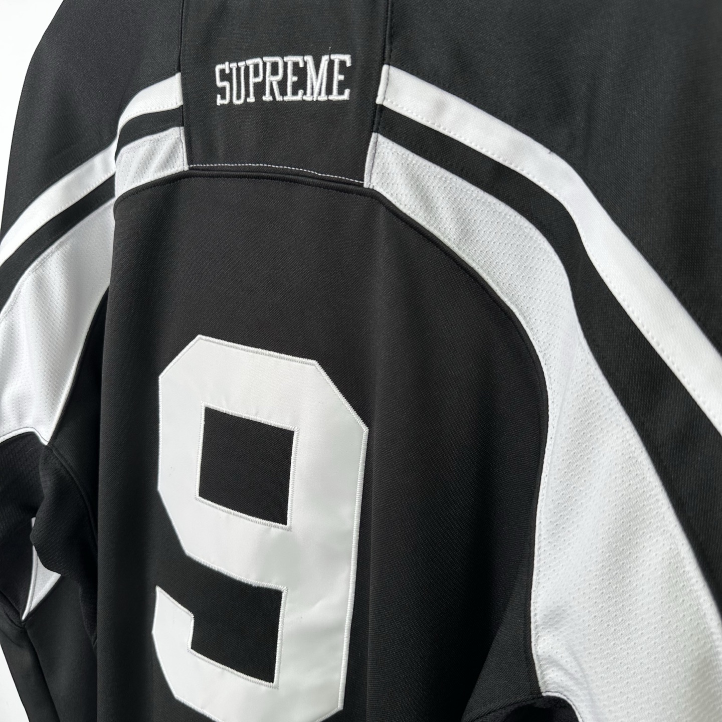 Supreme THE MISFITS 联名款 拼色骷髅冰球服 球衣 T恤 秋冬 长袖 黑色 紫色