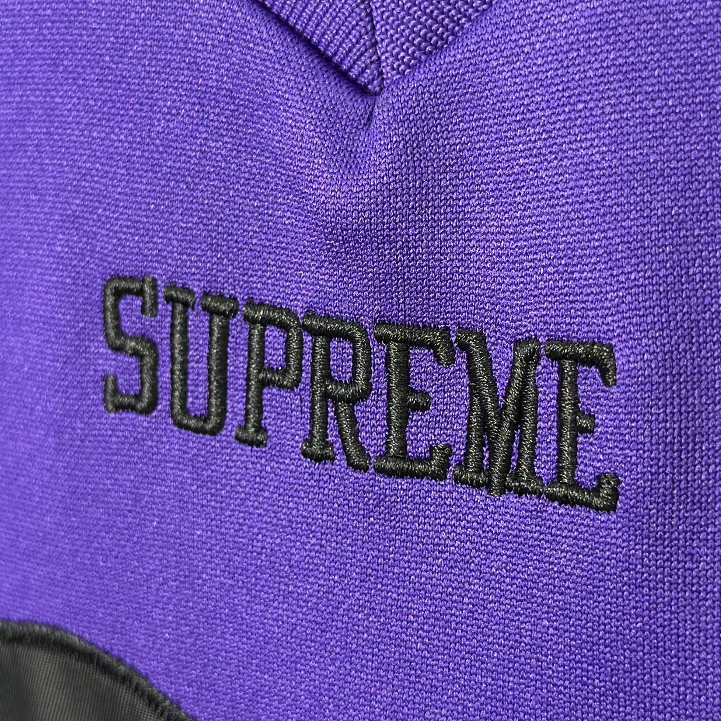 Supreme THE MISFITS 联名款 拼色骷髅冰球服 球衣 T恤 秋冬 长袖 黑色 紫色