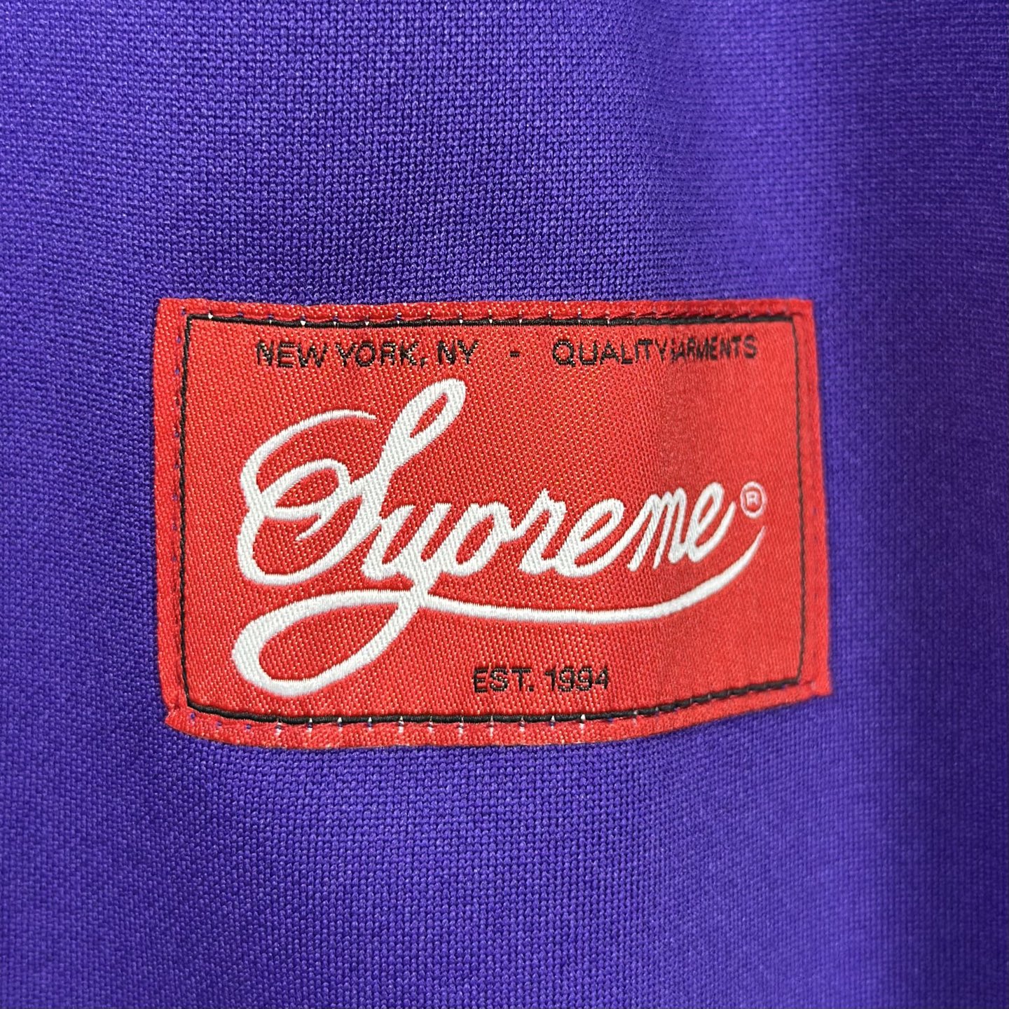 Supreme THE MISFITS 联名款 拼色骷髅冰球服 球衣 T恤 秋冬 长袖 黑色 紫色