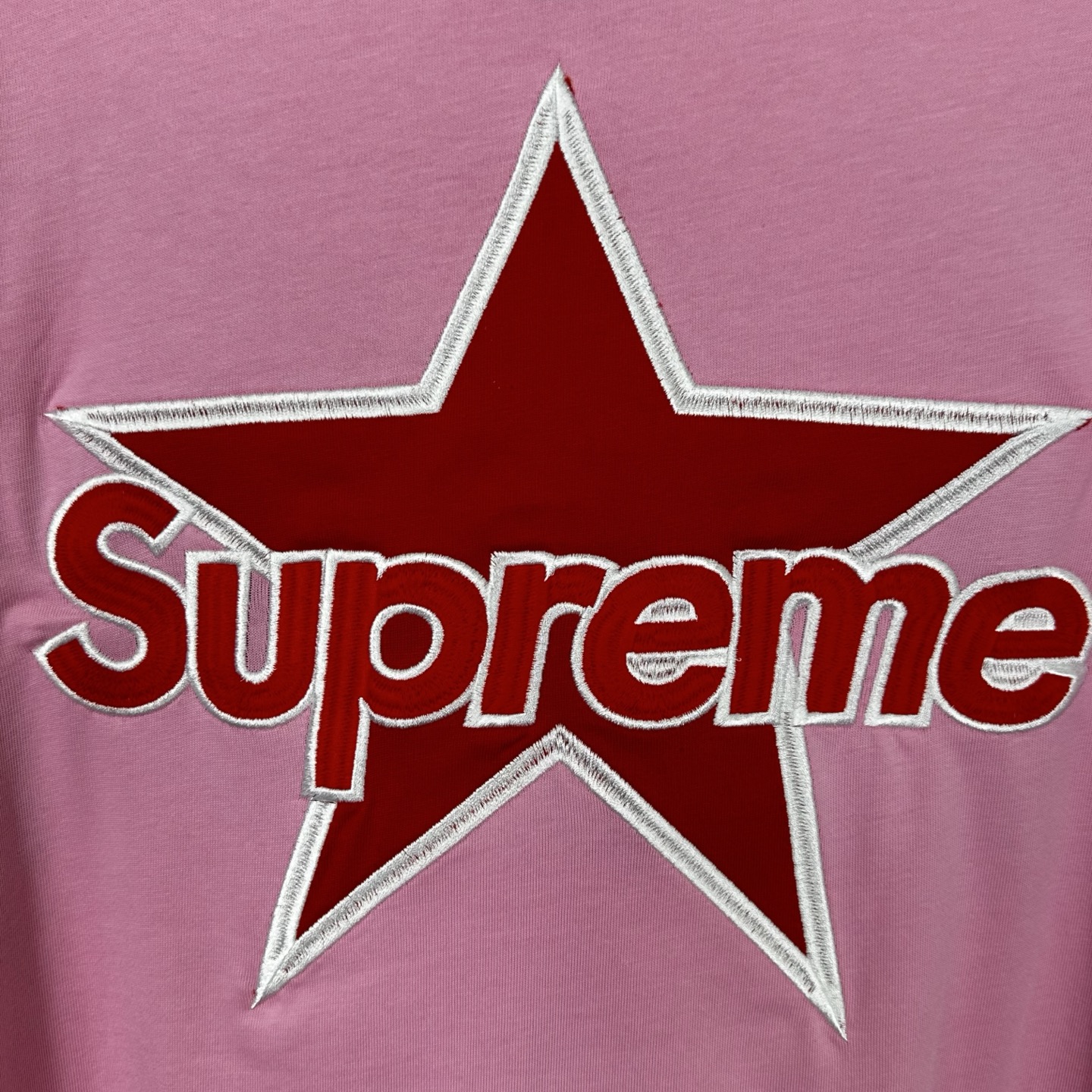 Supreme VANSON 联名款 拼接刺绣logo赛车T恤 秋冬 长袖 粉色 蓝色 白色 黑色 