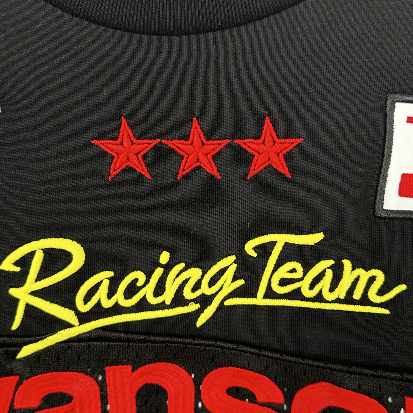Supreme VANSON 联名款 拼接刺绣logo赛车T恤 秋冬 长袖 粉色 蓝色 白色 黑色 