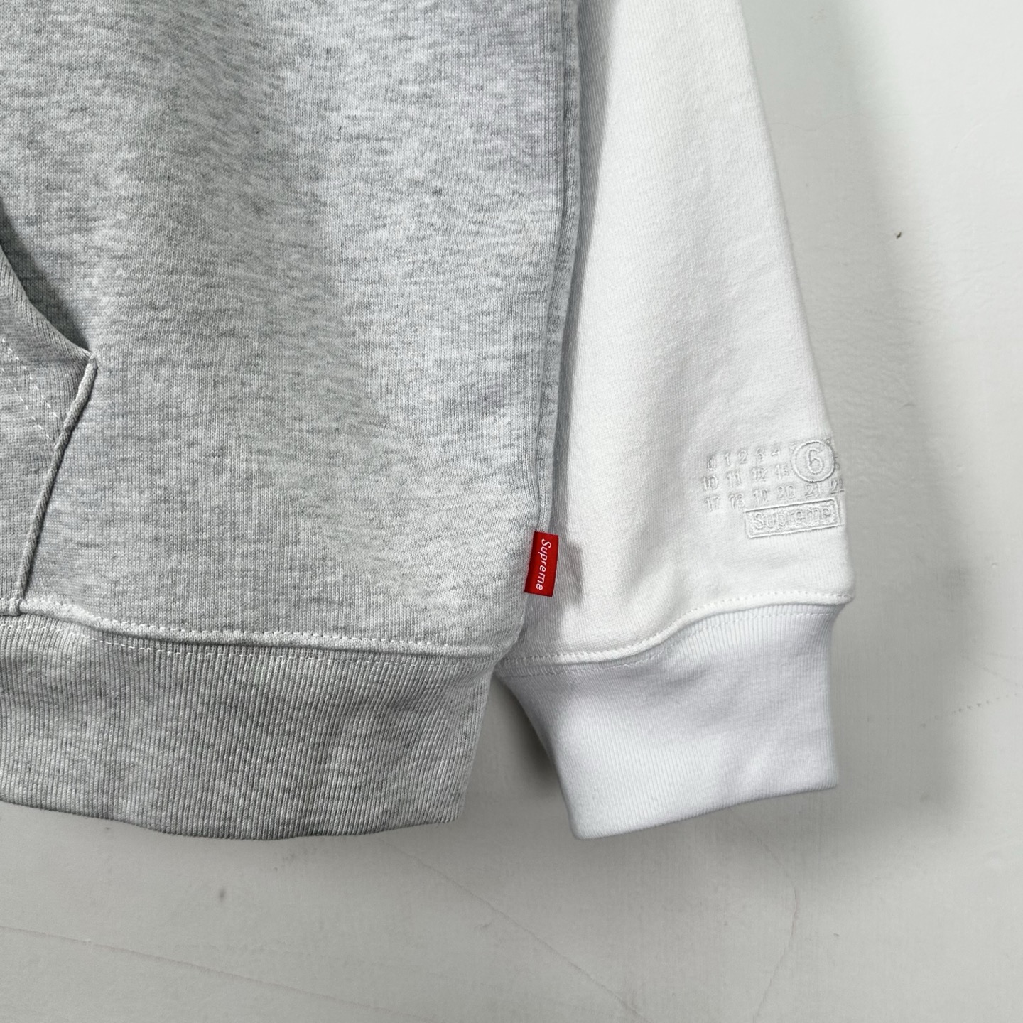 Supreme MM6 Maison Margiela 联名款 老鹰图案拉链连帽卫衣 连帽衫 外套 夹克 秋冬 长袖 灰色 黑色 紫红色