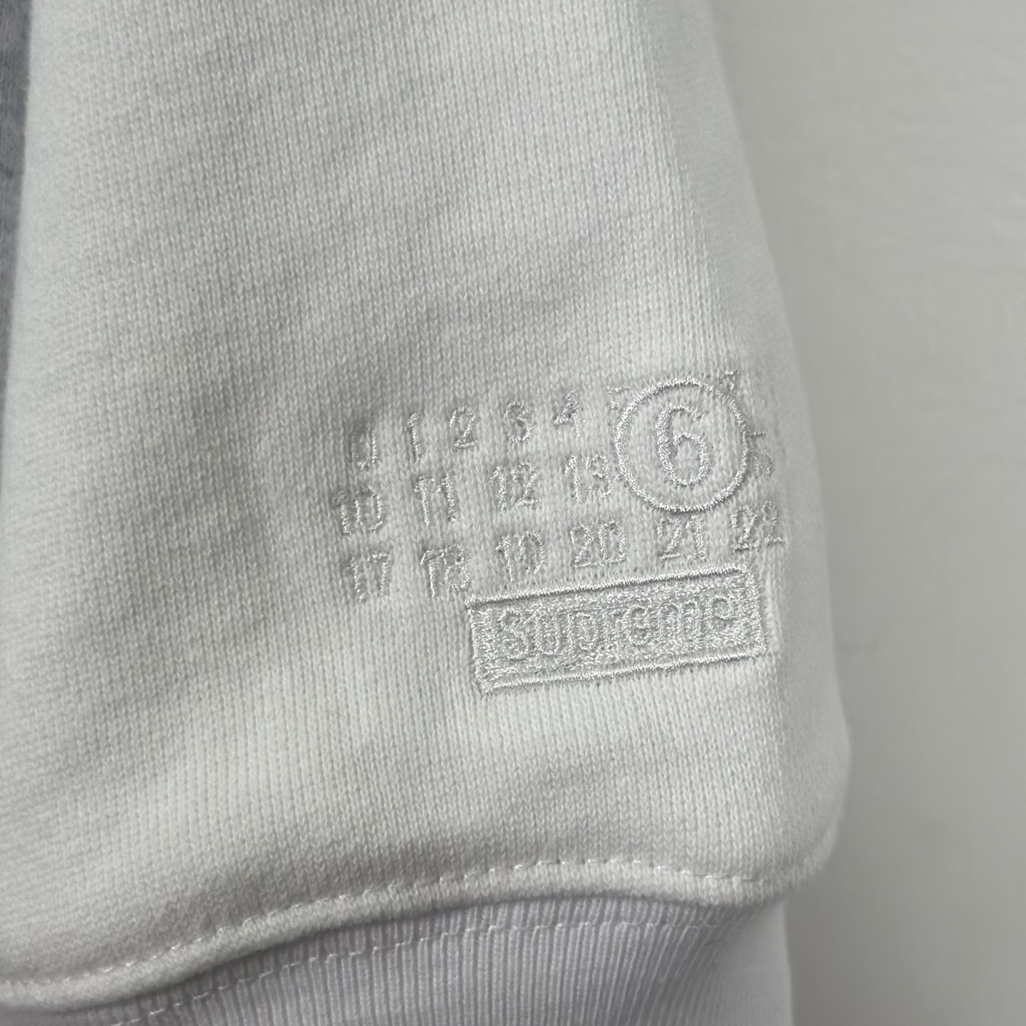 Supreme MM6 Maison Margiela 联名款 老鹰图案拉链连帽卫衣 连帽衫 外套 夹克 秋冬 长袖 灰色 黑色 紫红色