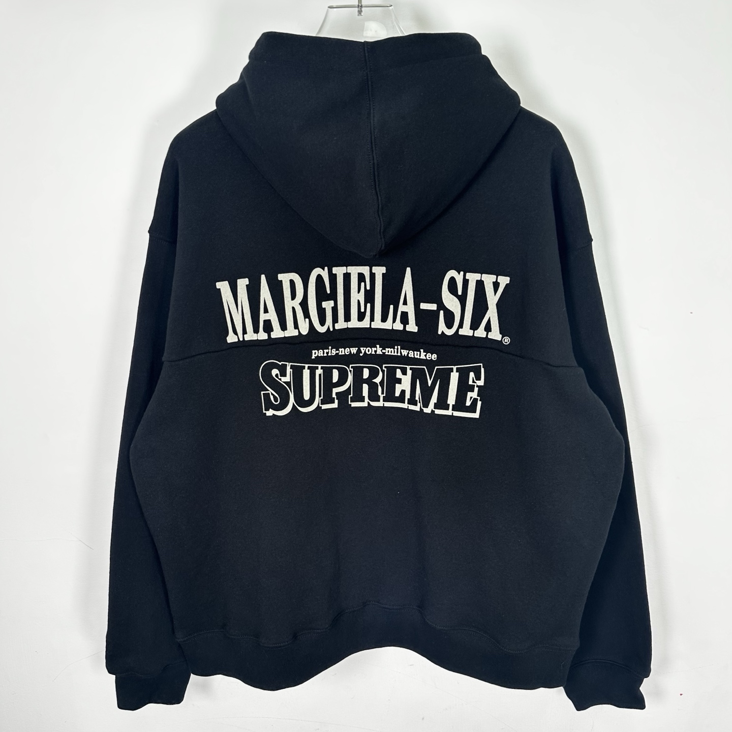 Supreme MM6 Maison Margiela 联名款 老鹰图案拉链连帽卫衣 连帽衫 外套 夹克 秋冬 长袖 灰色 黑色 紫红色