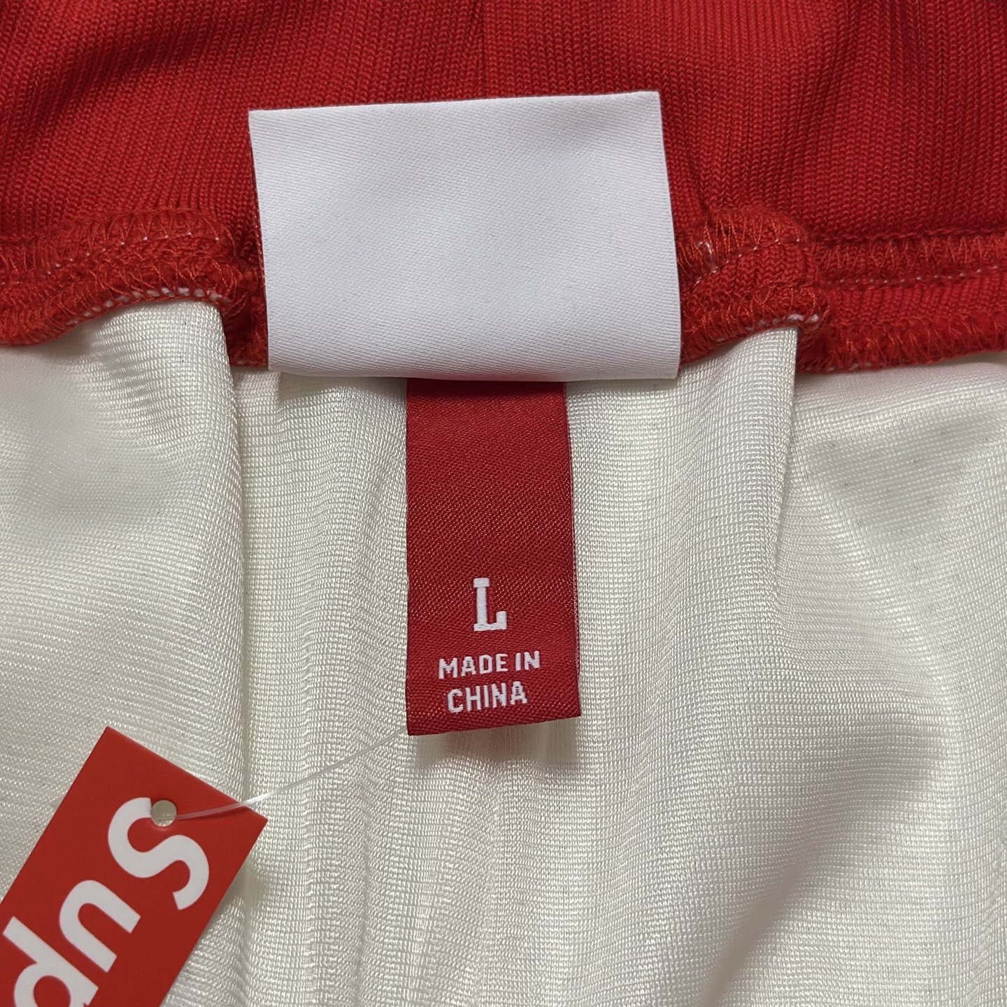 Supreme Mitchell Ness 联名款 子弹队撞色侧边条纹星星刺绣运动短裤 裤子 运动裤 五分裤 白色