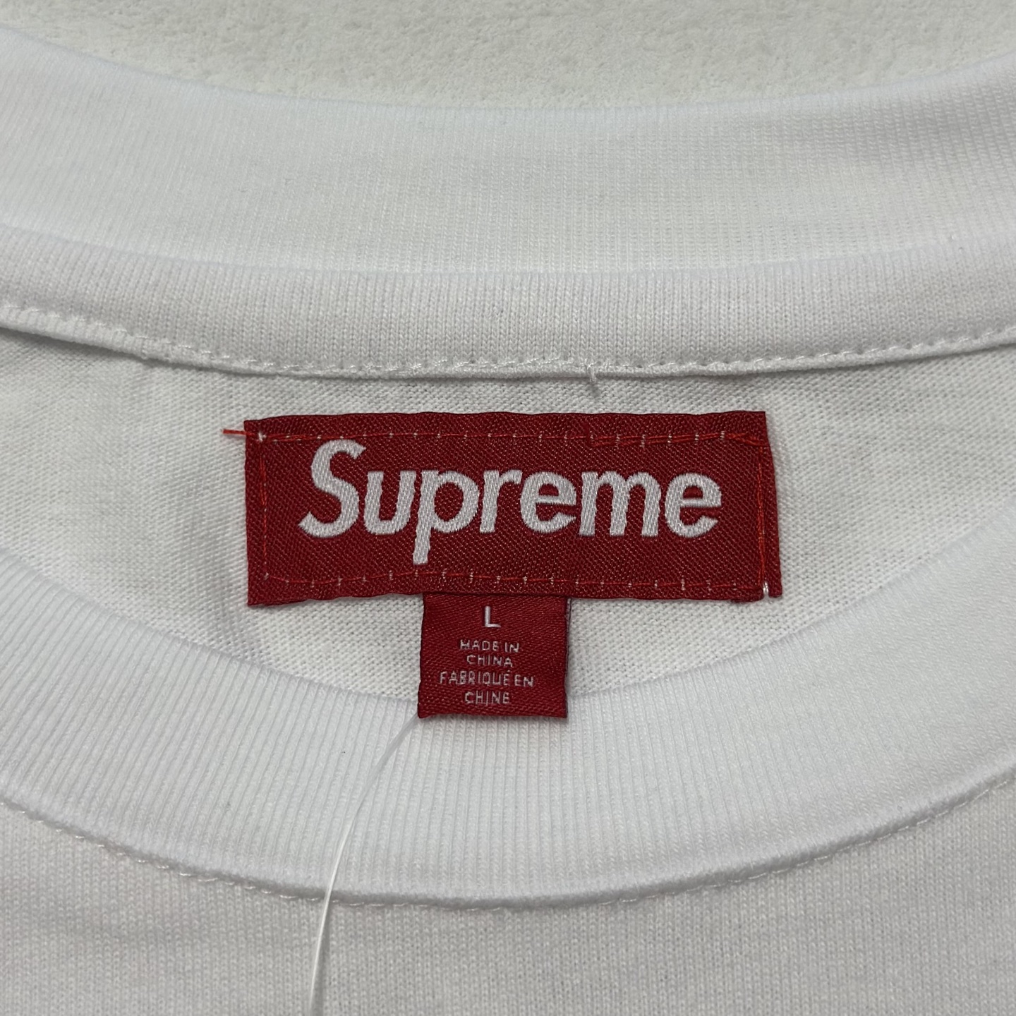Supreme 虎头数字66足球长袖T恤 黑色 白色