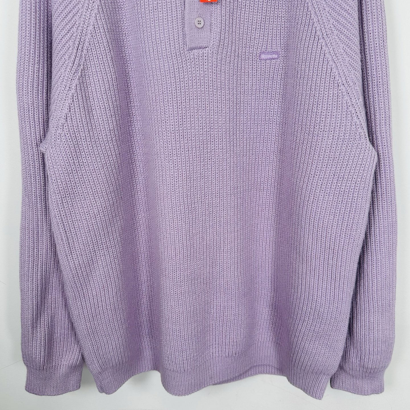 Supreme 刺绣徽标针织Polo衫毛衣 针织衫 外套 秋冬 长袖 黑色 粉色 迷彩