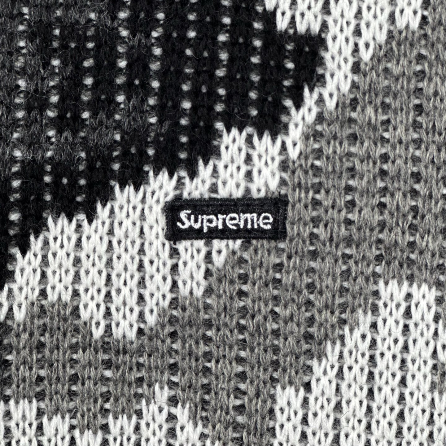 Supreme 刺绣徽标针织Polo衫毛衣 针织衫 外套 秋冬 长袖 黑色 粉色 迷彩