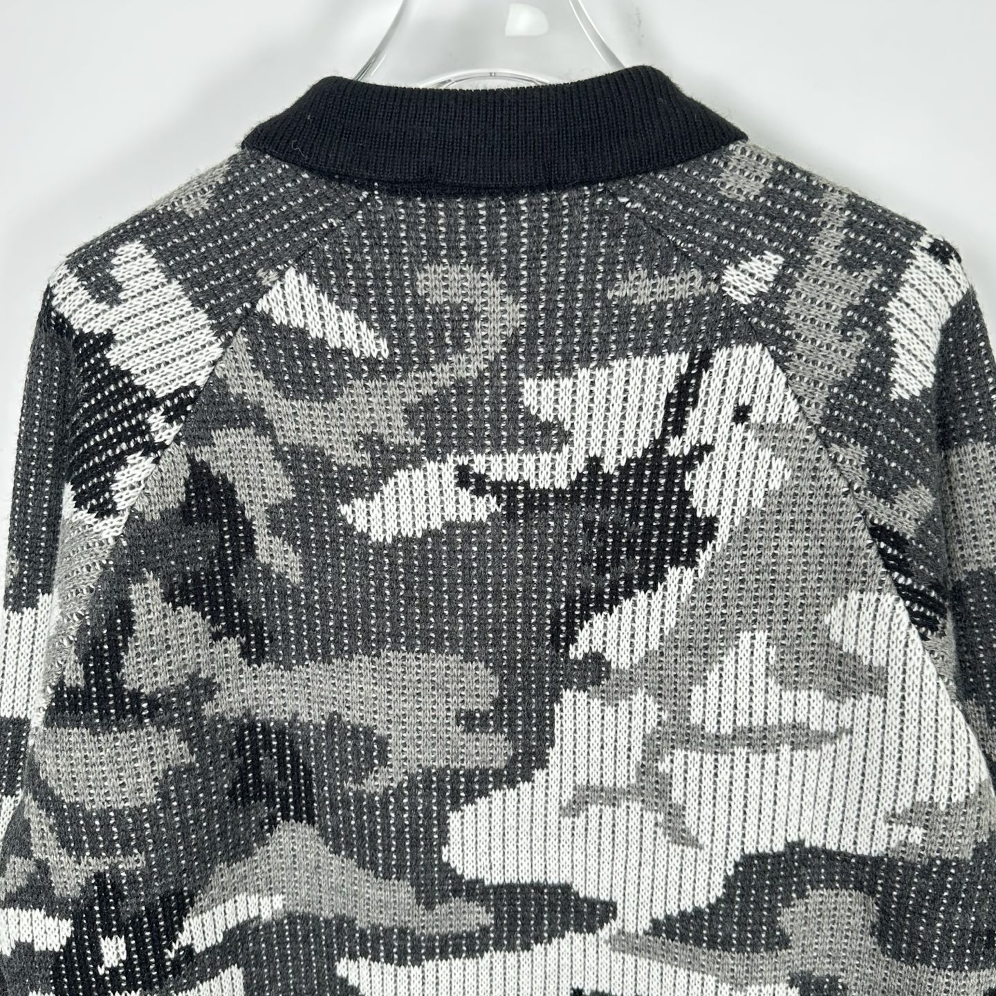 Supreme 刺绣徽标针织Polo衫毛衣 针织衫 外套 秋冬 长袖 黑色 粉色 迷彩
