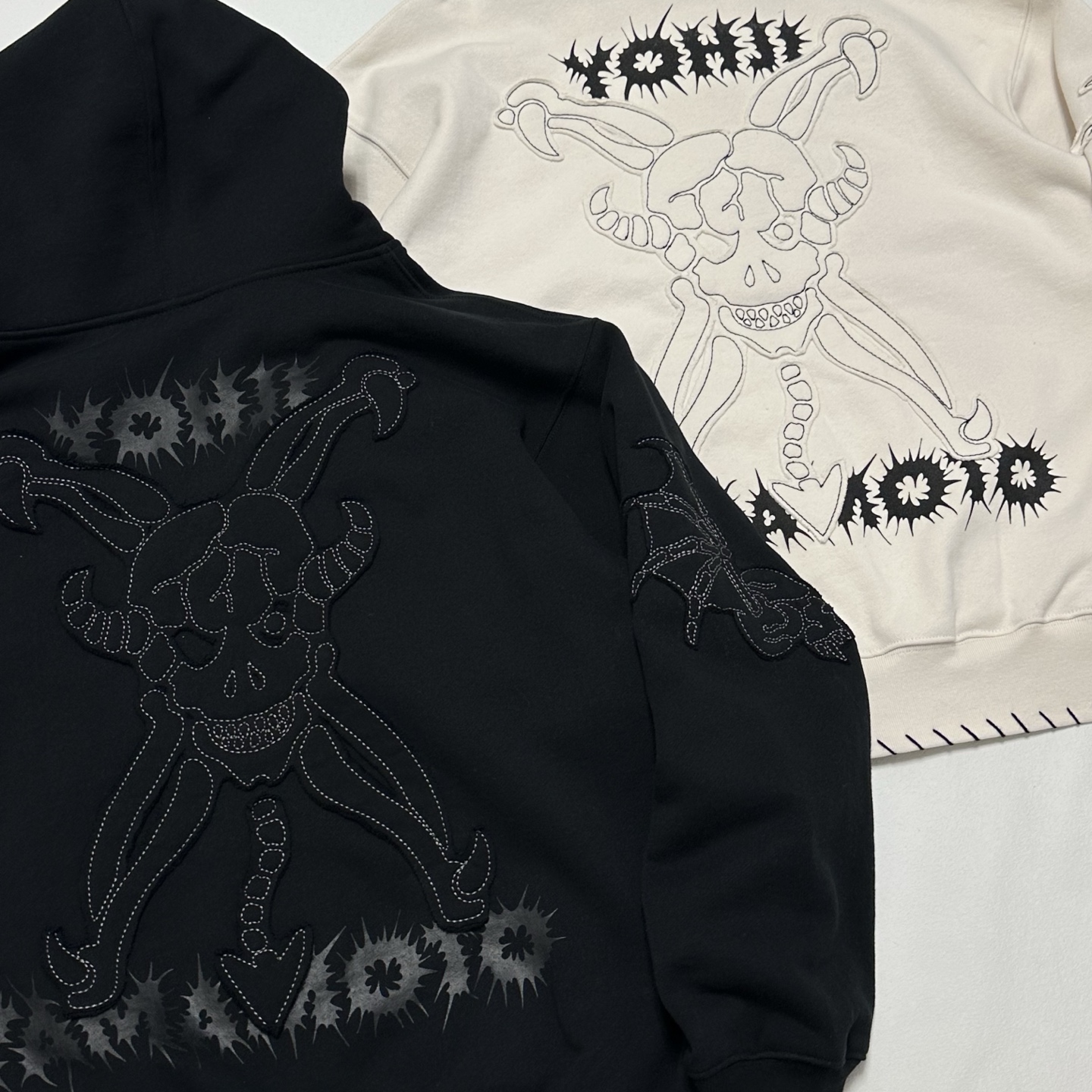 Supreme Y'S BY YOHJI YAMAMOTO 山本耀司 联名款 魔鬼拉链连帽卫衣 连帽衫 外套 夹克 秋冬 长袖 浅杏色 黑色