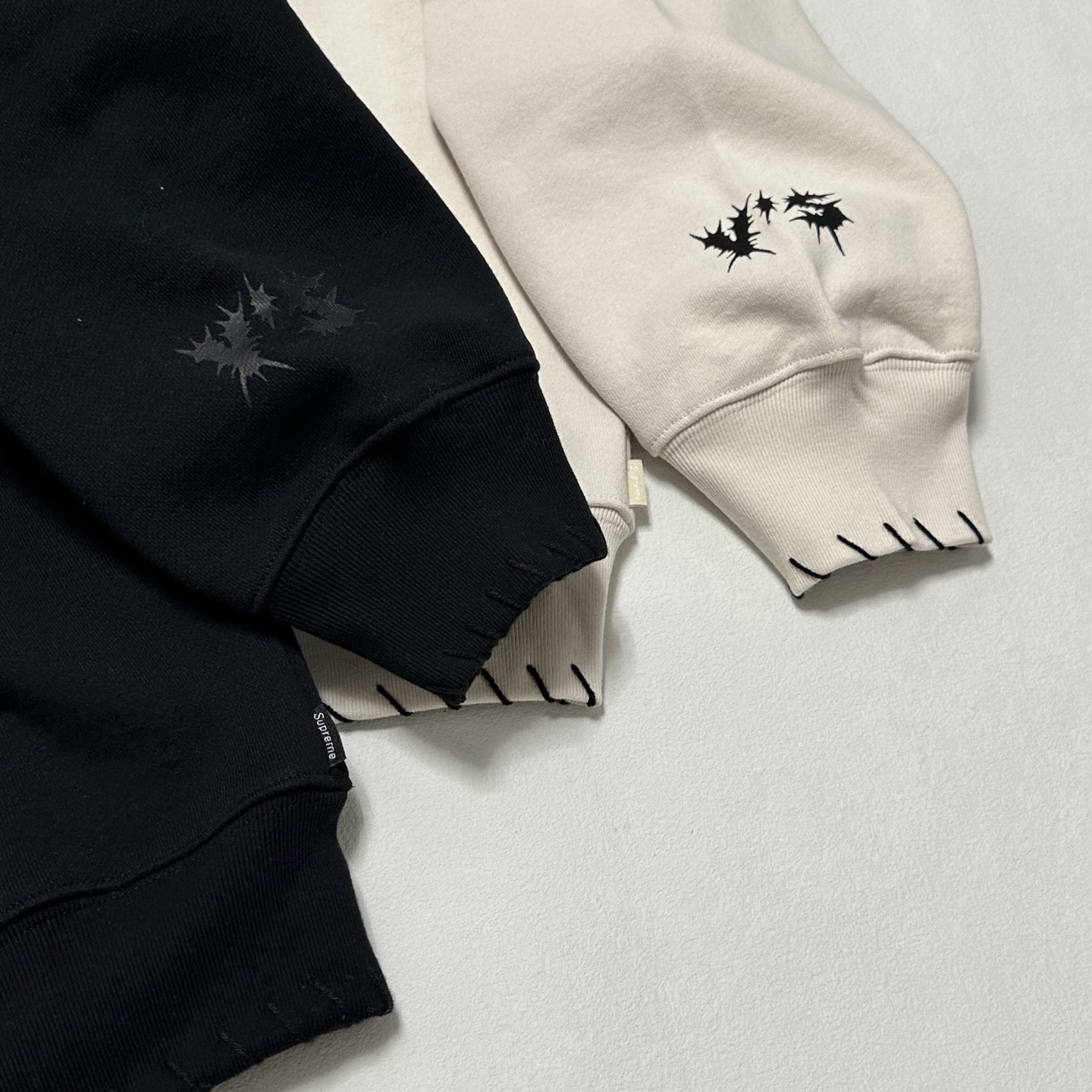 Supreme Y'S BY YOHJI YAMAMOTO 山本耀司 联名款 魔鬼拉链连帽卫衣 连帽衫 外套 夹克 秋冬 长袖 浅杏色 黑色