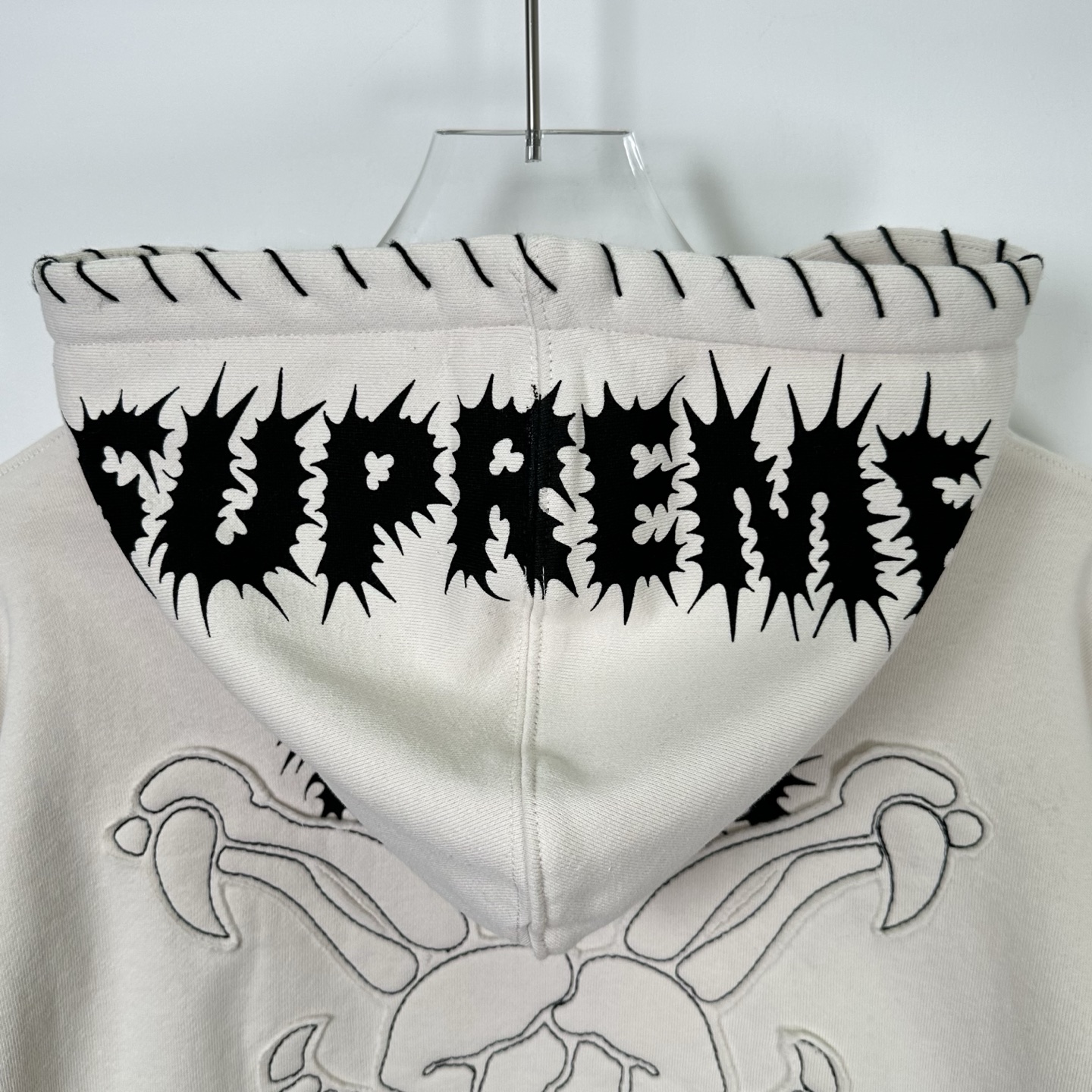 Supreme Y'S BY YOHJI YAMAMOTO 山本耀司 联名款 魔鬼拉链连帽卫衣 连帽衫 外套 夹克 秋冬 长袖 浅杏色 黑色