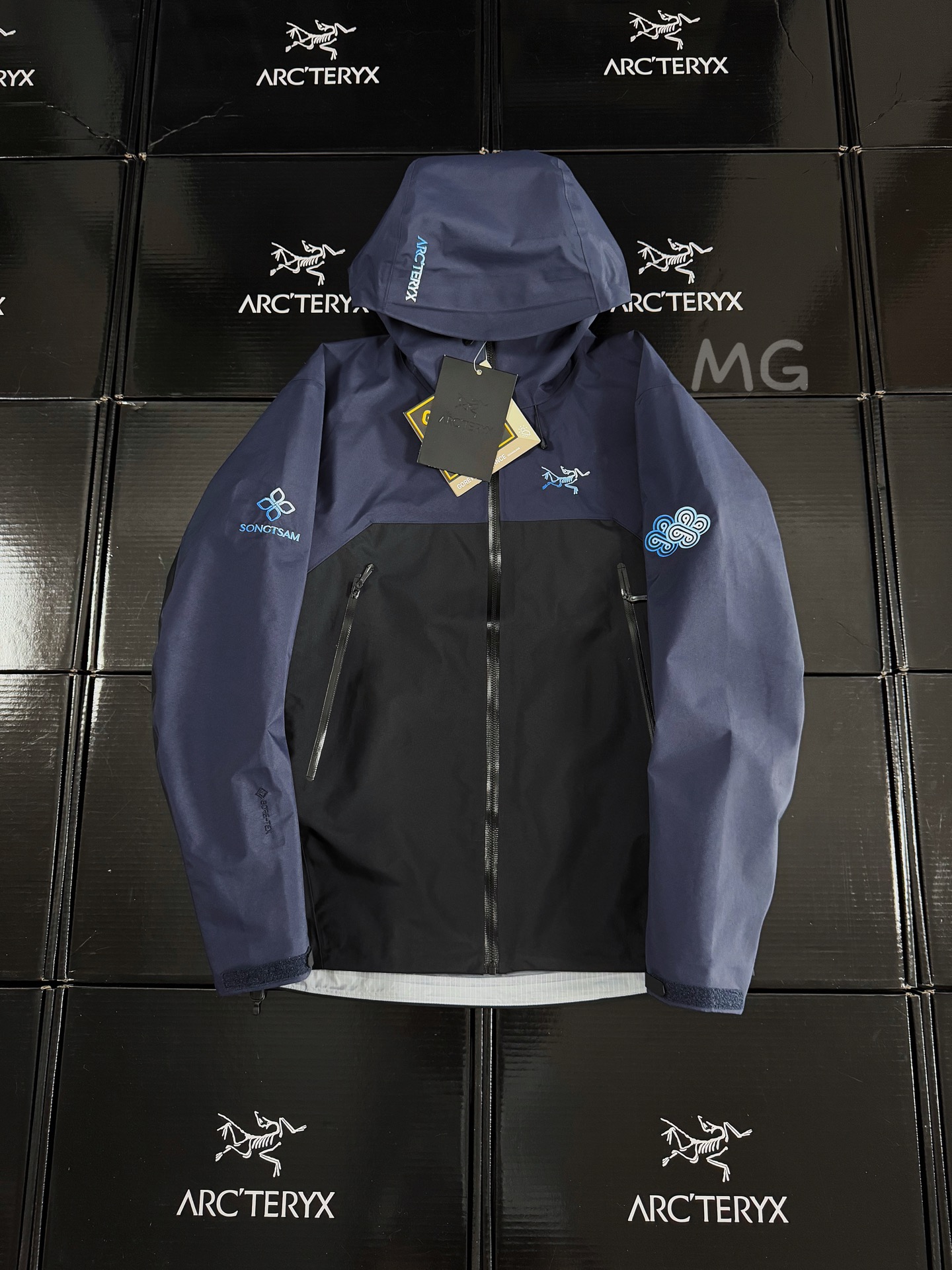 台州 Arcteryx 始祖鸟 BETA 松赞 SL3.0SONGTSAM纳木措 硬壳轻薄 徒步 透气防水防风 冲锋衣 男女同款B5-蓝色X000009553