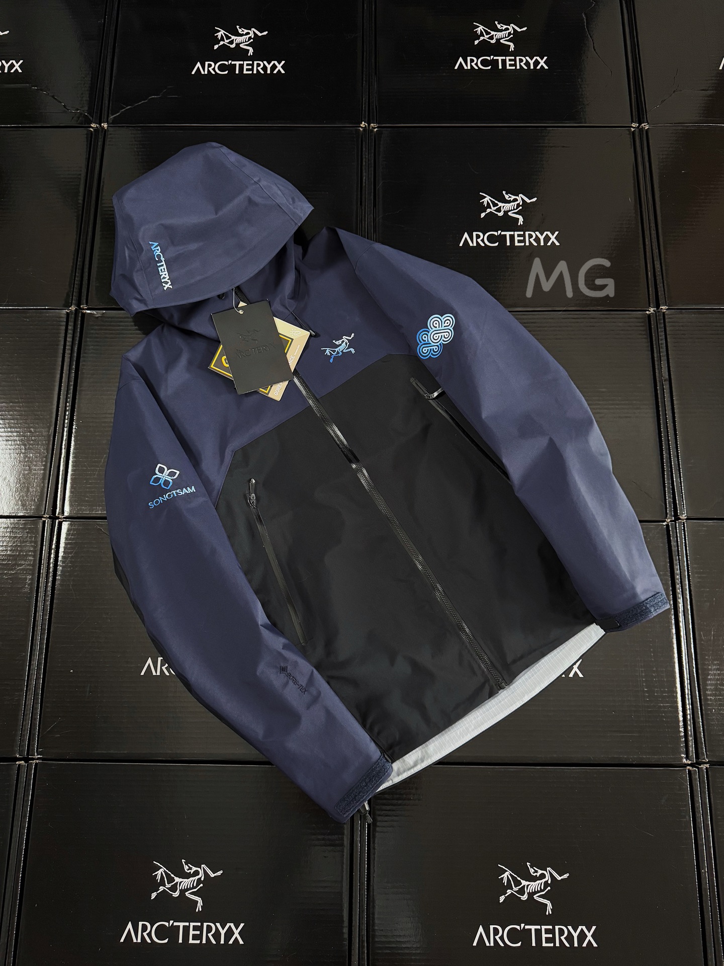 台州 Arcteryx 始祖鸟 BETA 松赞 SL3.0SONGTSAM纳木措 硬壳轻薄 徒步 透气防水防风 冲锋衣 男女同款B5-蓝色X000009553
