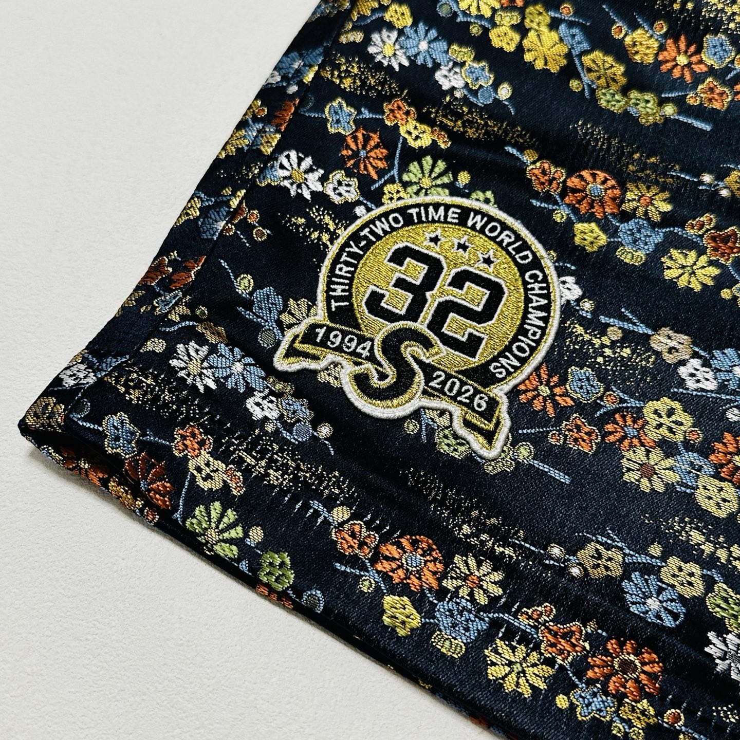 Supreme 花卉提花运动短裤 裤子 休闲裤 五分裤 黑色 白色 蓝色